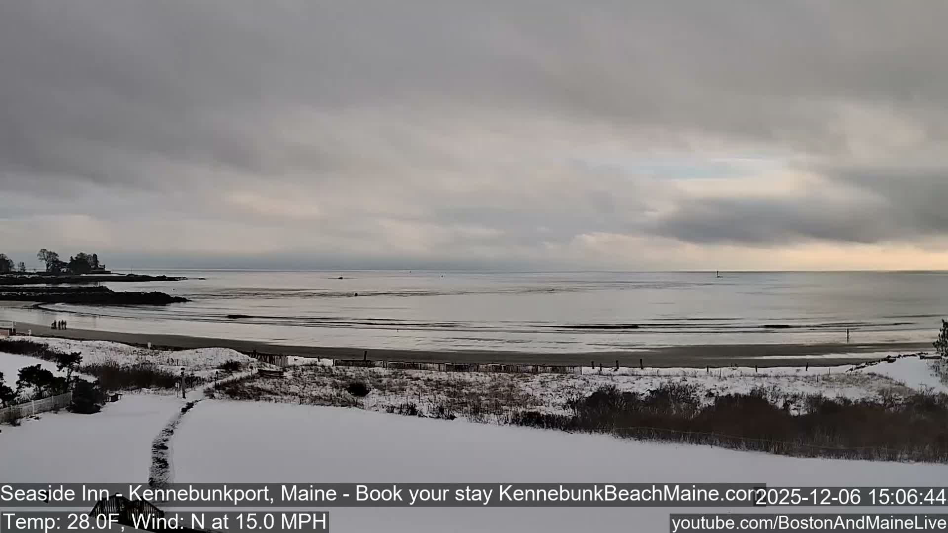 Seaside Inn Kennebunk Beach Live Cam- Kennebunk, Maine, USA