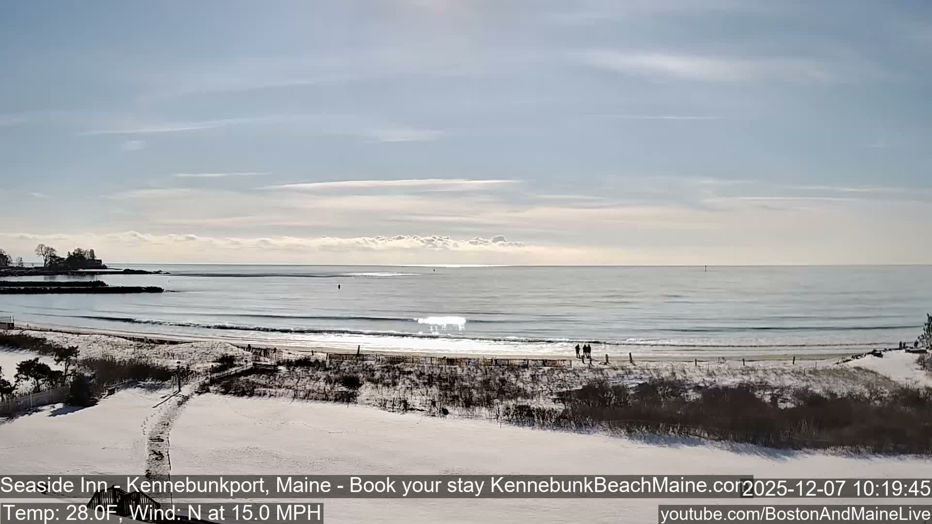 Seaside Inn Kennebunk Beach Live Cam- Kennebunk, Maine, USA