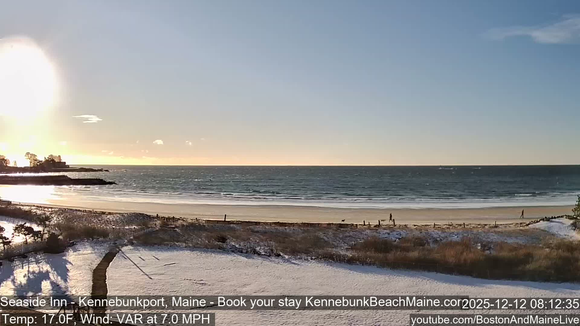 Seaside Inn Kennebunk Beach Live Cam- Kennebunk, Maine, USA