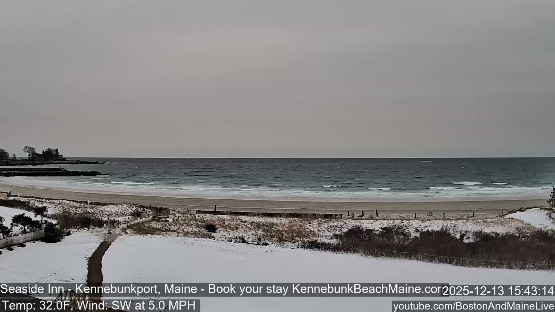 Seaside Inn Kennebunk Beach Live Cam- Kennebunk, Maine, USA