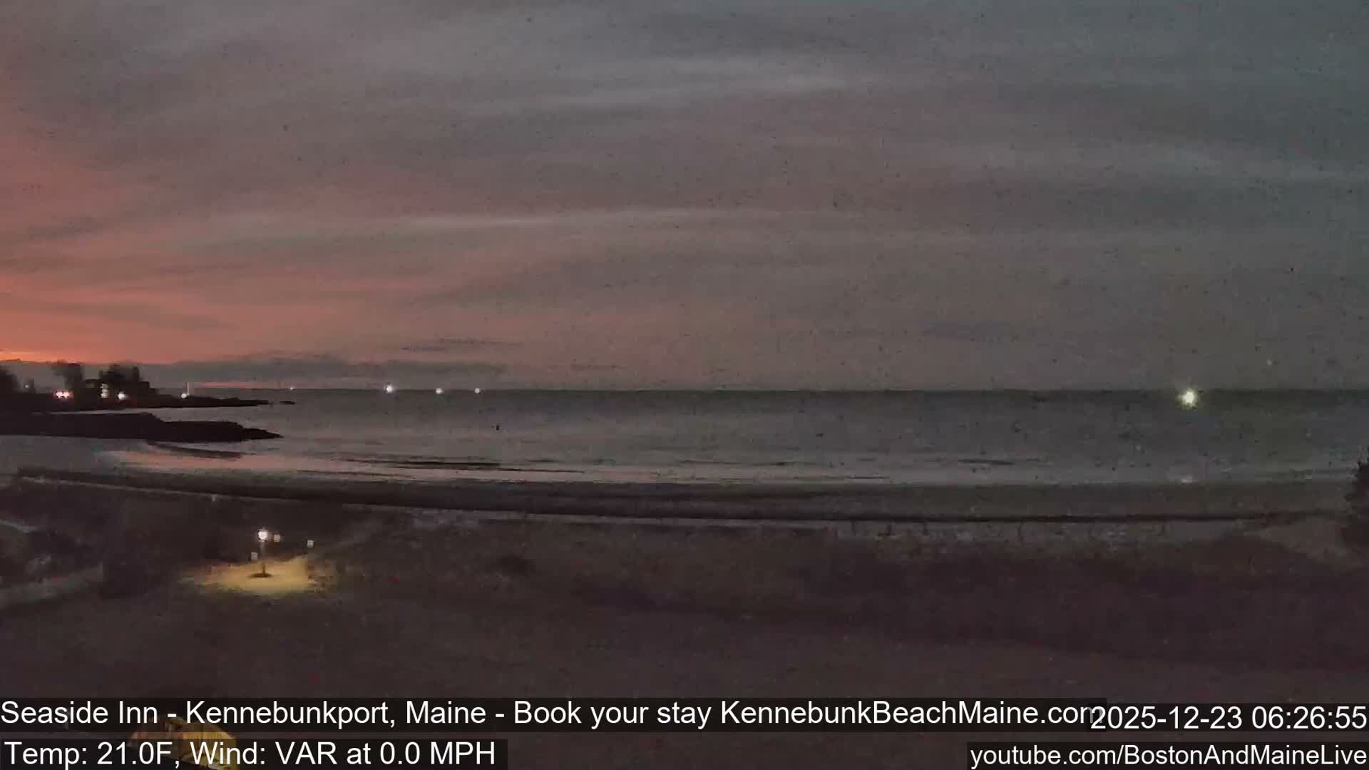 Seaside Inn Kennebunk Beach Live Cam- Kennebunk, Maine, USA