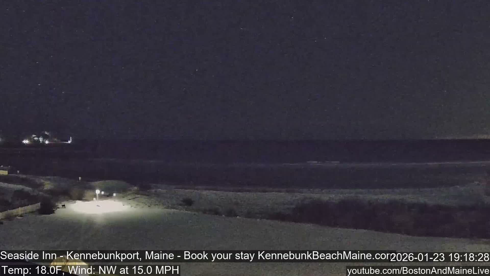 Seaside Inn Kennebunk Beach Live Cam- Kennebunk, Maine, USA
