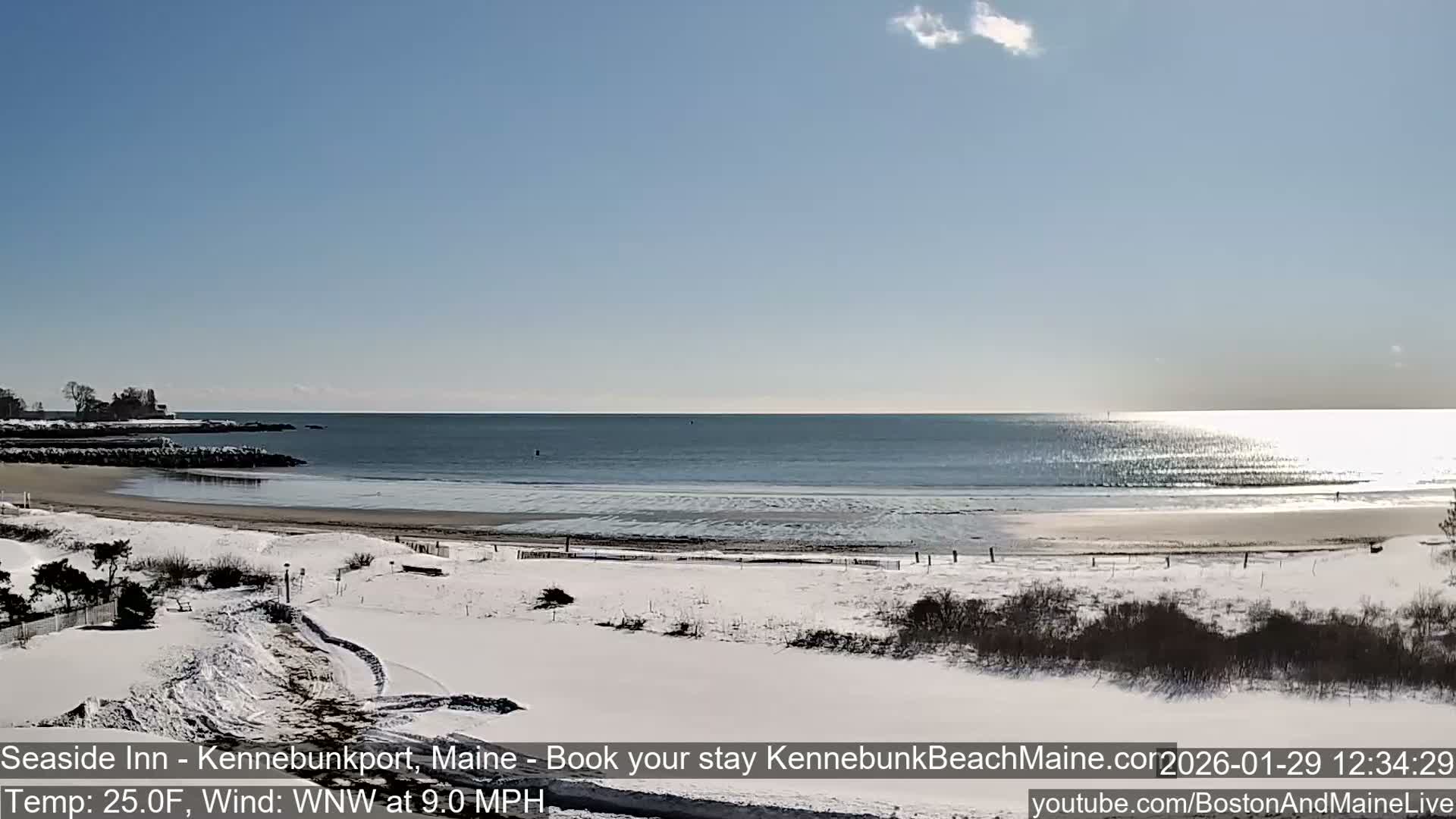 Seaside Inn Kennebunk Beach Live Cam- Kennebunk, Maine, USA