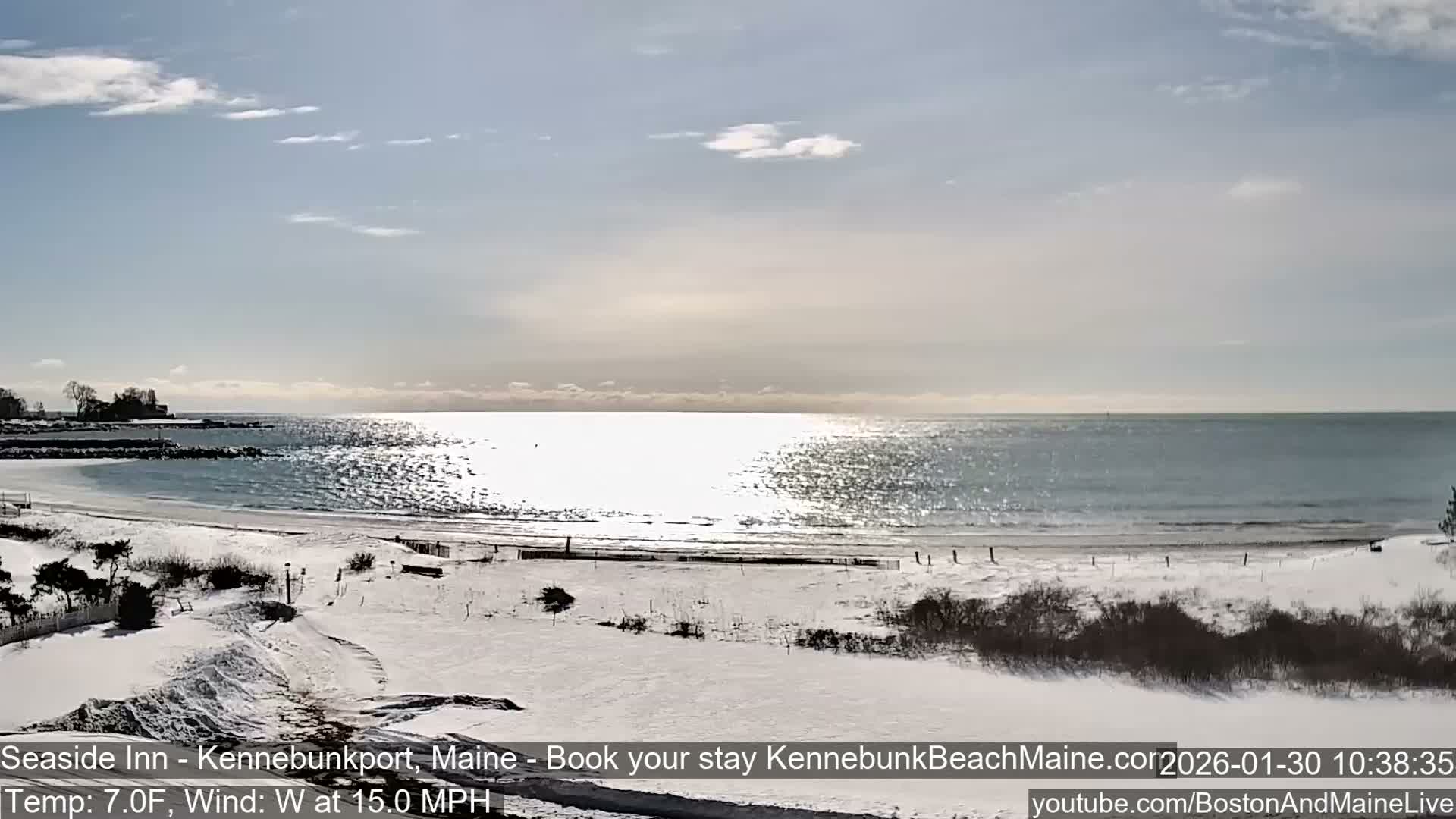 Seaside Inn Kennebunk Beach Live Cam- Kennebunk, Maine, USA