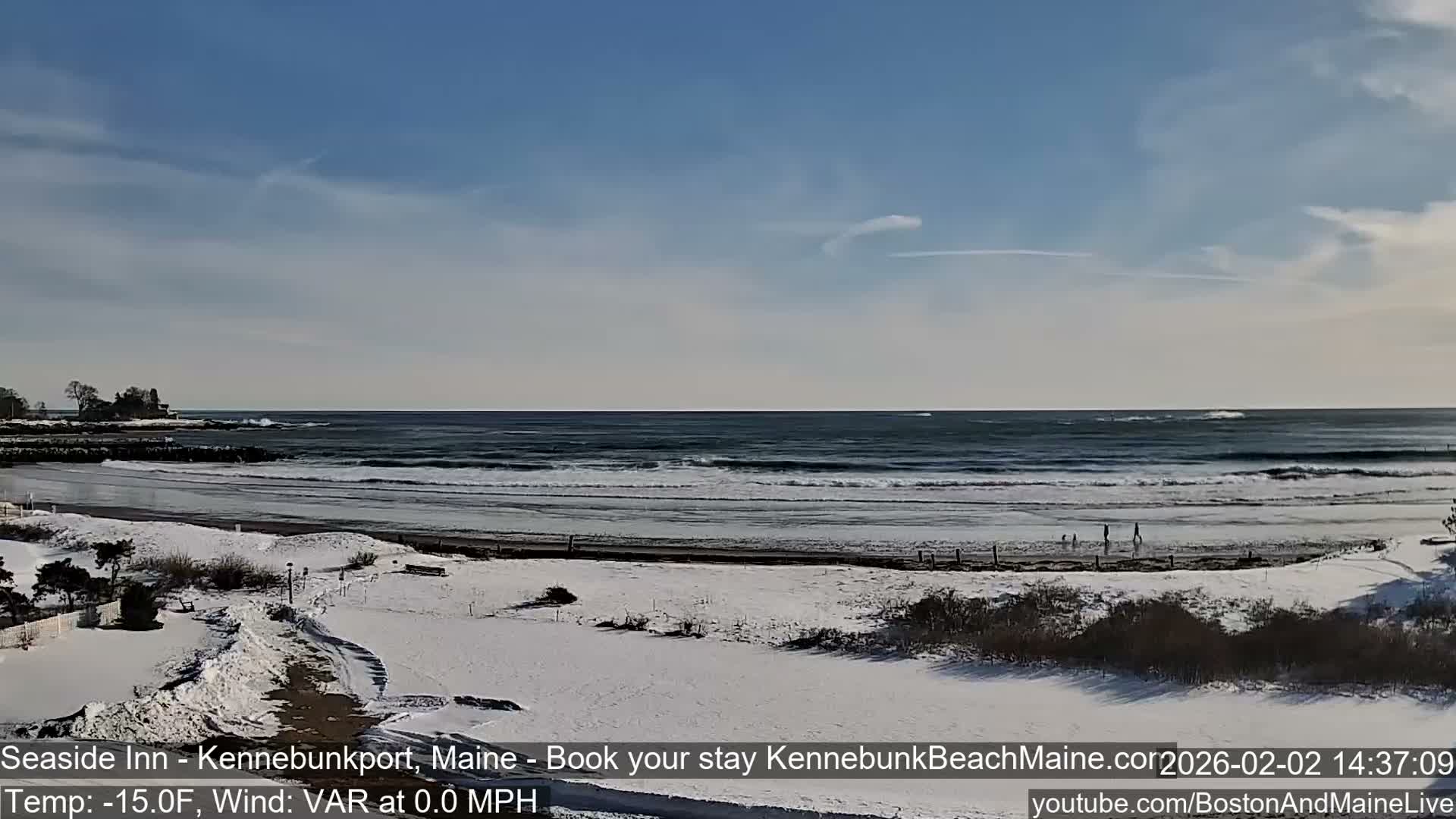 Seaside Inn Kennebunk Beach Live Cam- Kennebunk, Maine, USA