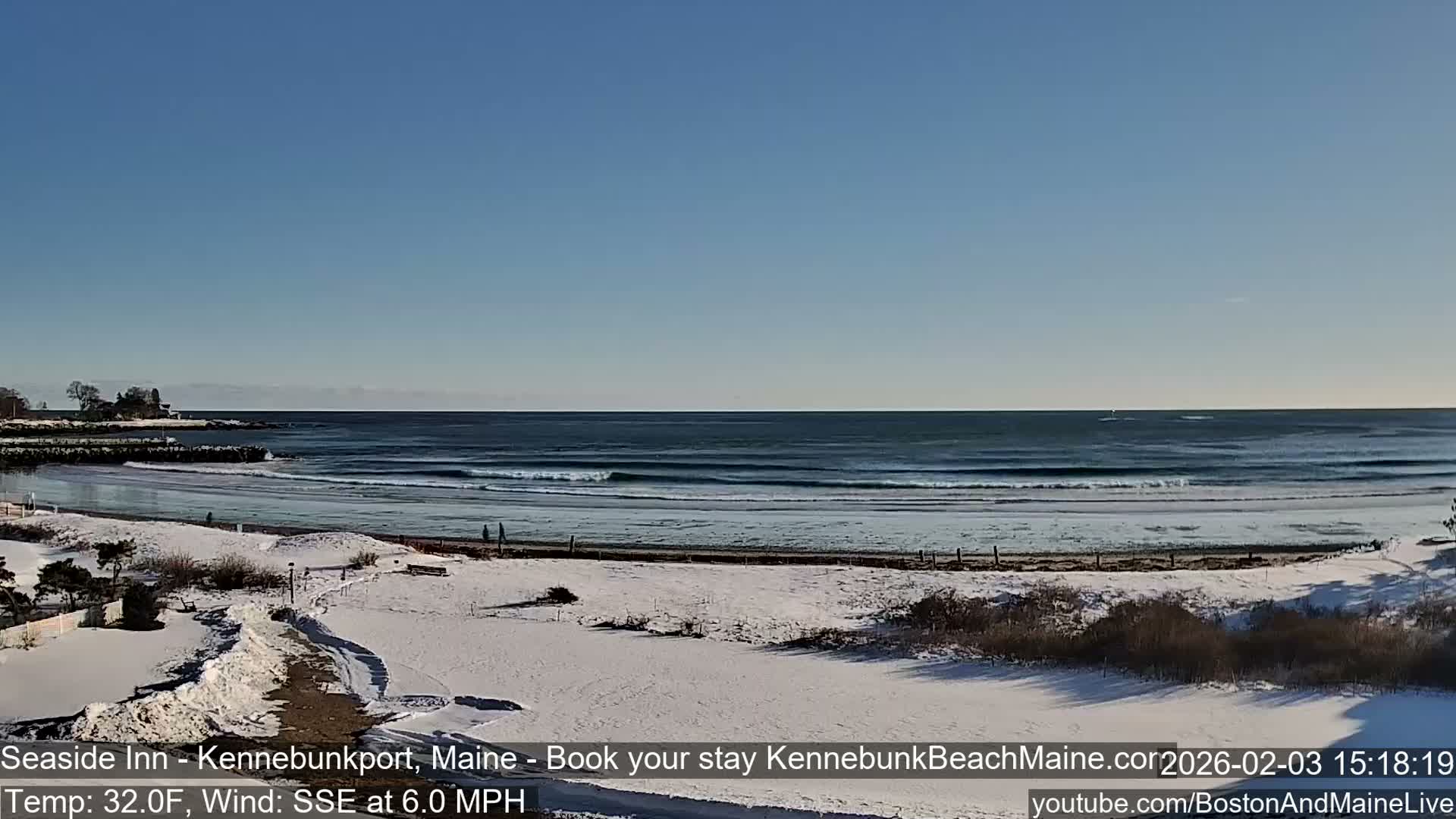 Seaside Inn Kennebunk Beach Live Cam- Kennebunk, Maine, USA