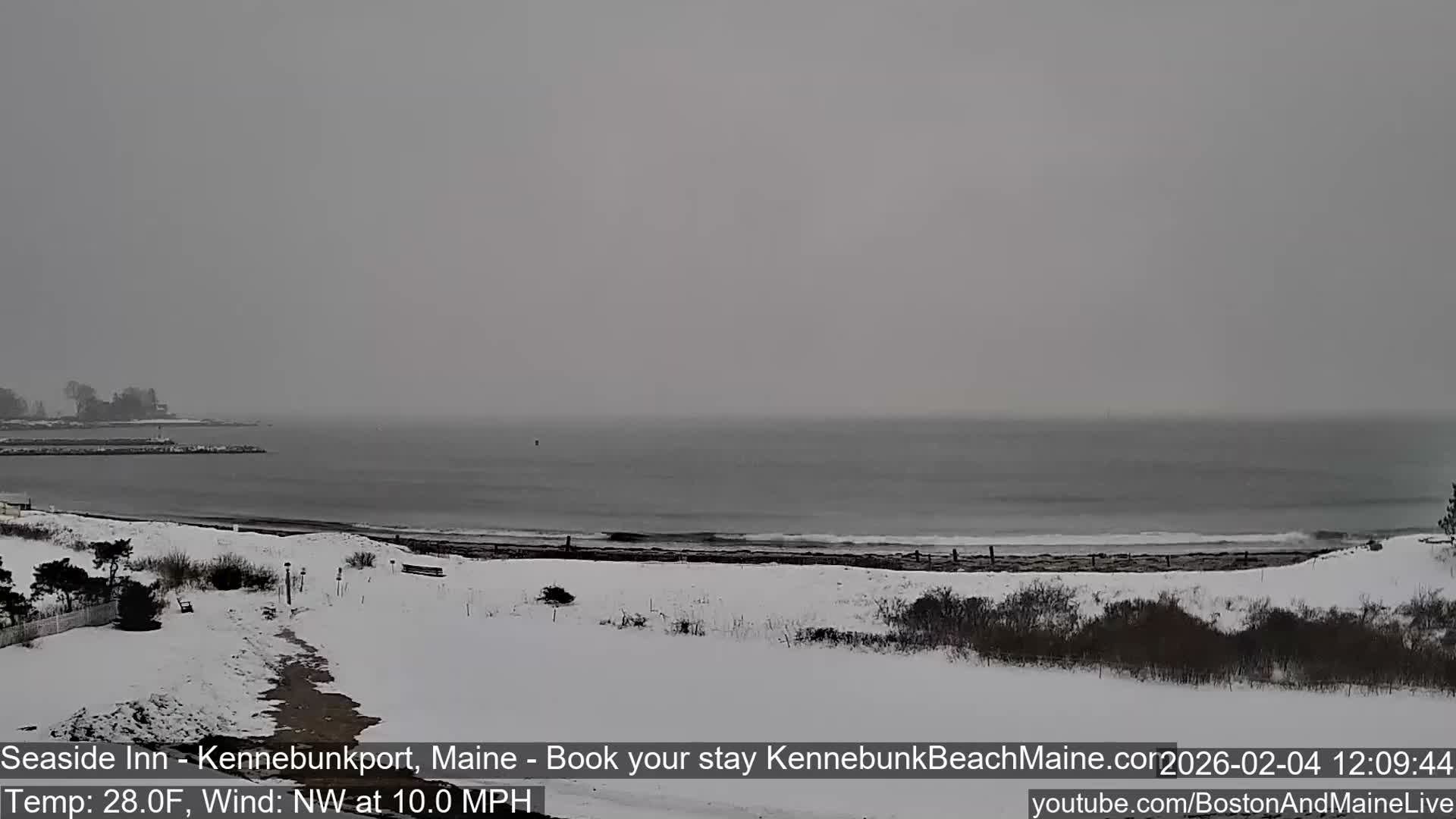 Seaside Inn Kennebunk Beach Live Cam- Kennebunk, Maine, USA