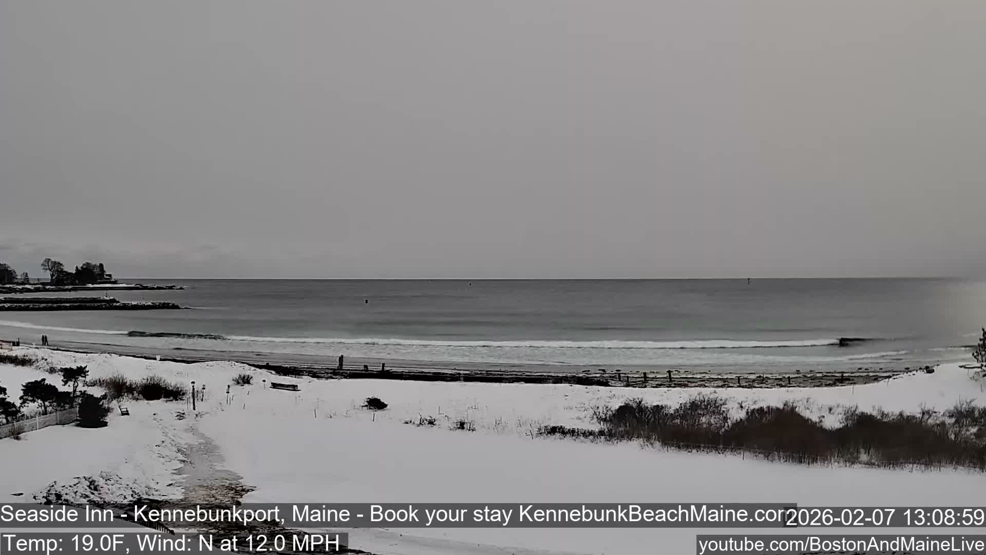 Seaside Inn Kennebunk Beach Live Cam- Kennebunk, Maine, USA