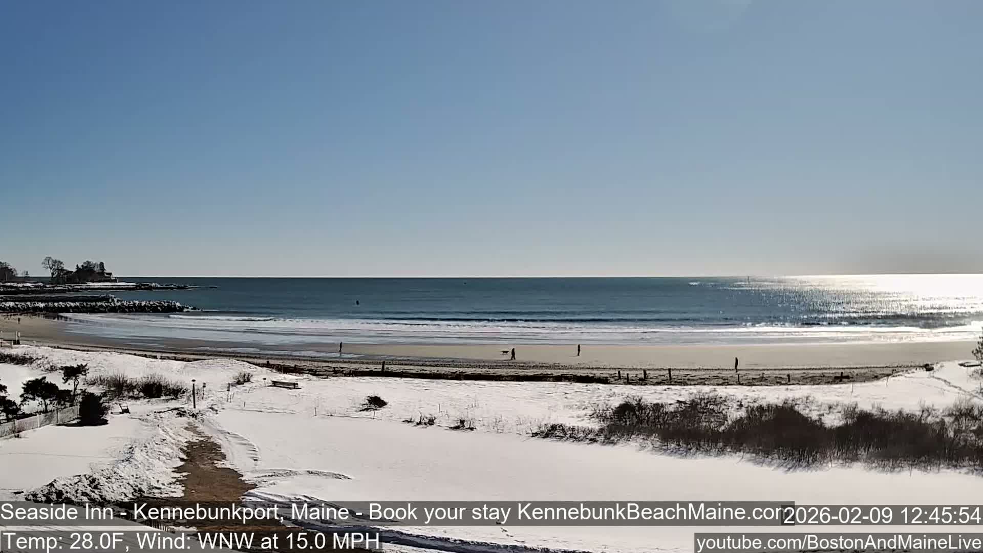 Seaside Inn Kennebunk Beach Live Cam- Kennebunk, Maine, USA