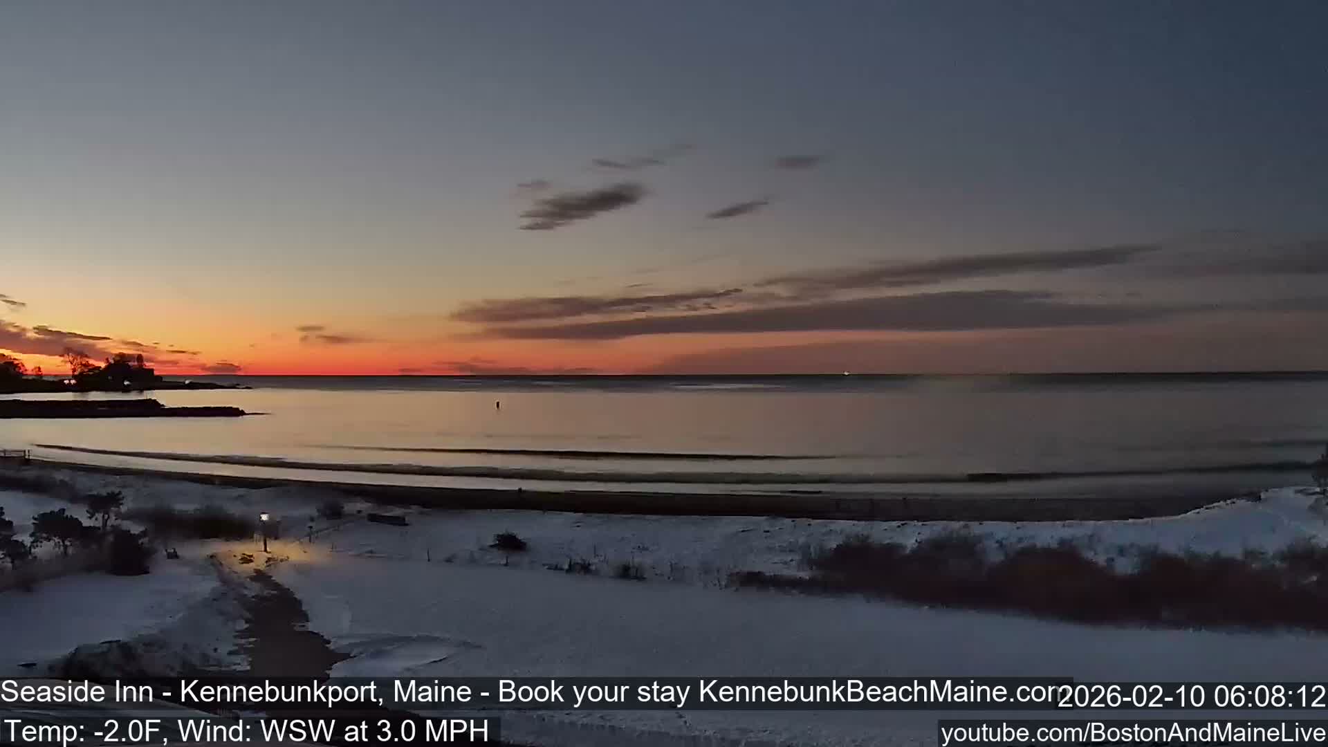 Seaside Inn Kennebunk Beach Live Cam- Kennebunk, Maine, USA