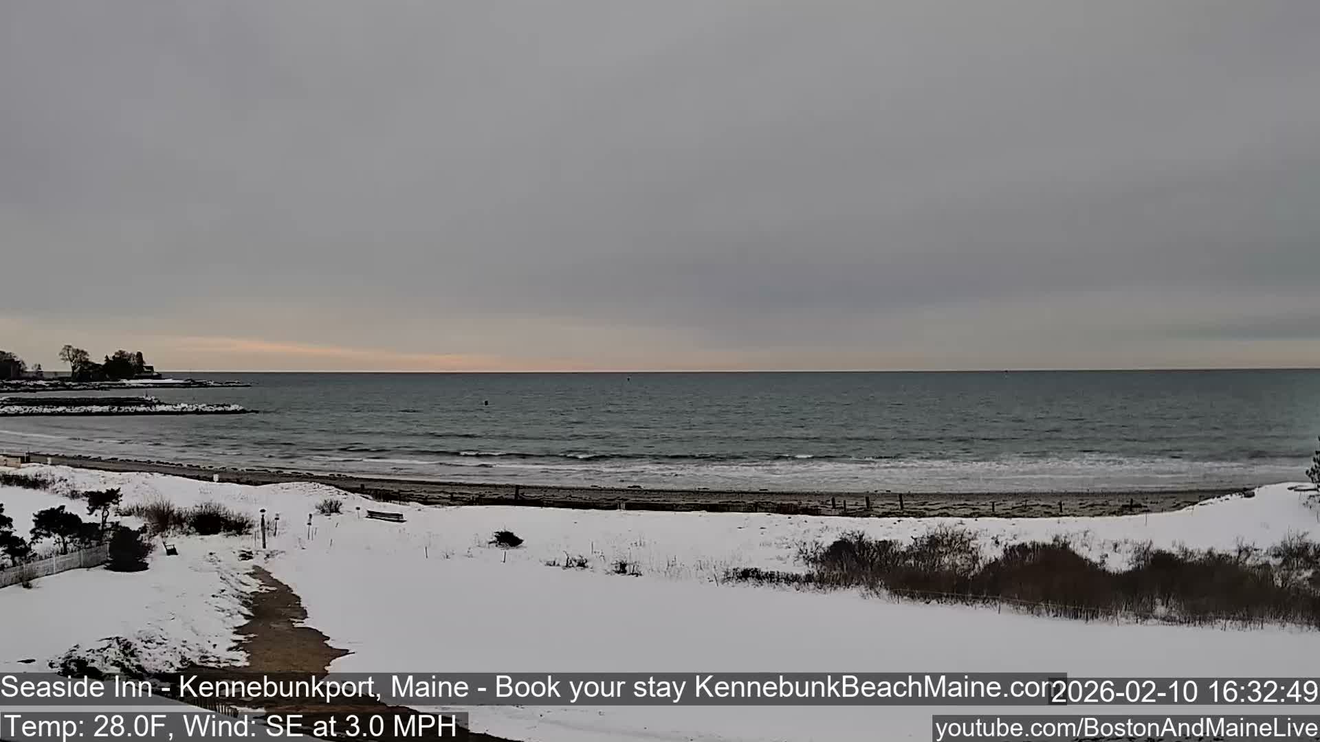 Seaside Inn Kennebunk Beach Live Cam- Kennebunk, Maine, USA