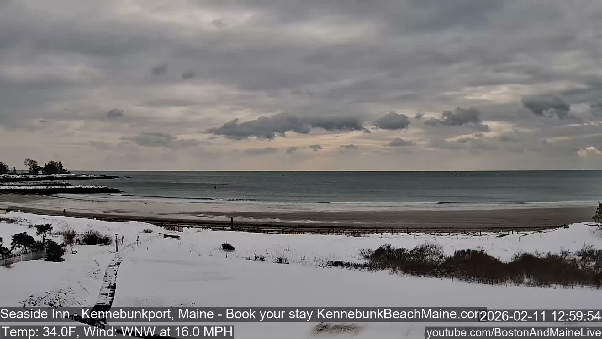 Seaside Inn Kennebunk Beach Live Cam- Kennebunk, Maine, USA