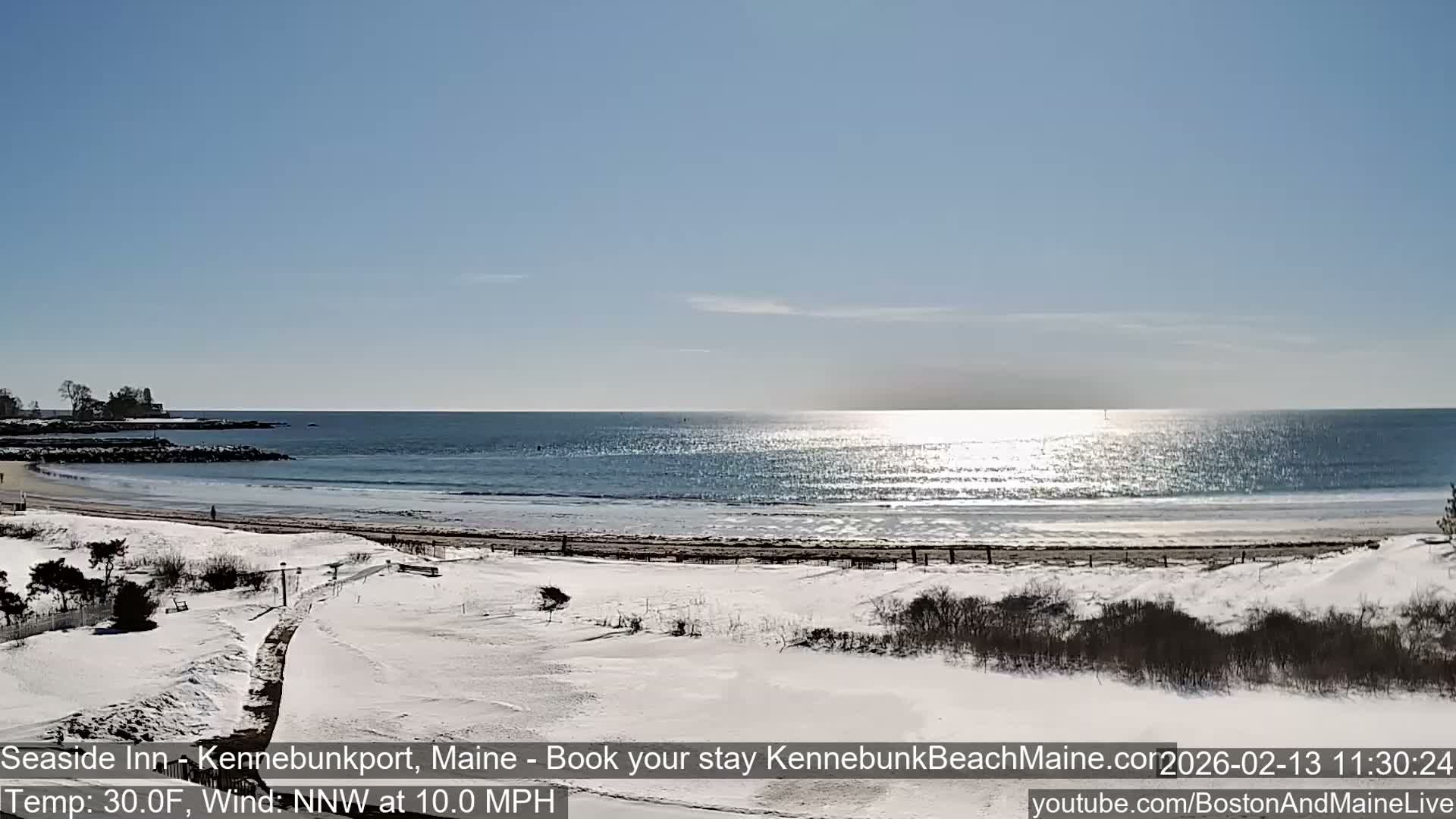Seaside Inn Kennebunk Beach Live Cam- Kennebunk, Maine, USA