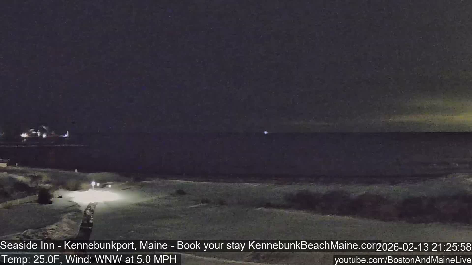Seaside Inn Kennebunk Beach Live Cam- Kennebunk, Maine, USA