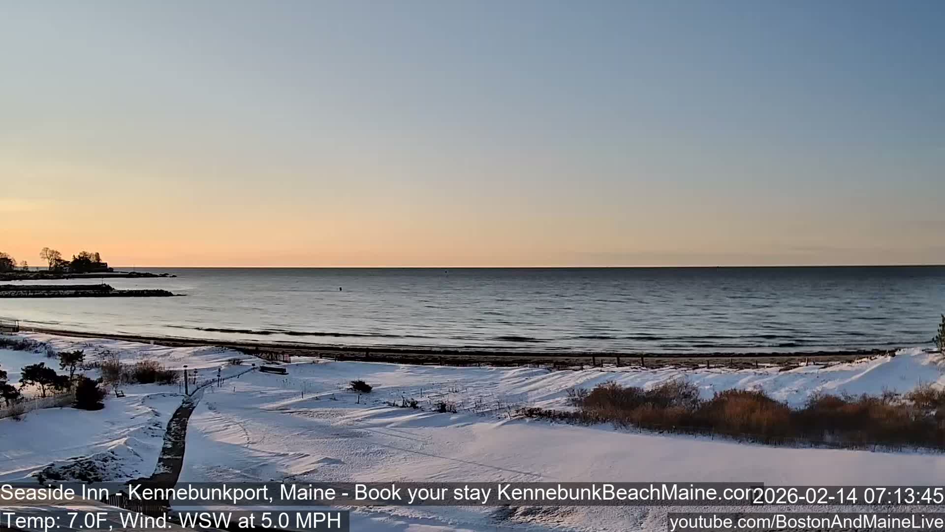 Seaside Inn Kennebunk Beach Live Cam- Kennebunk, Maine, USA