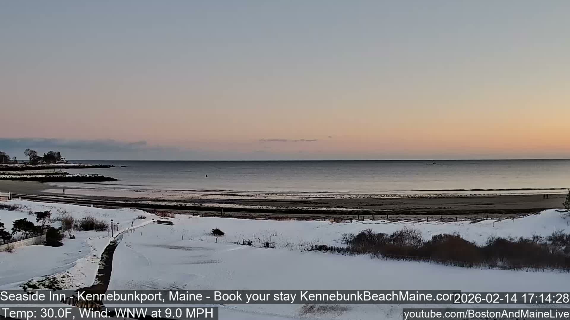 Seaside Inn Kennebunk Beach Live Cam- Kennebunk, Maine, USA