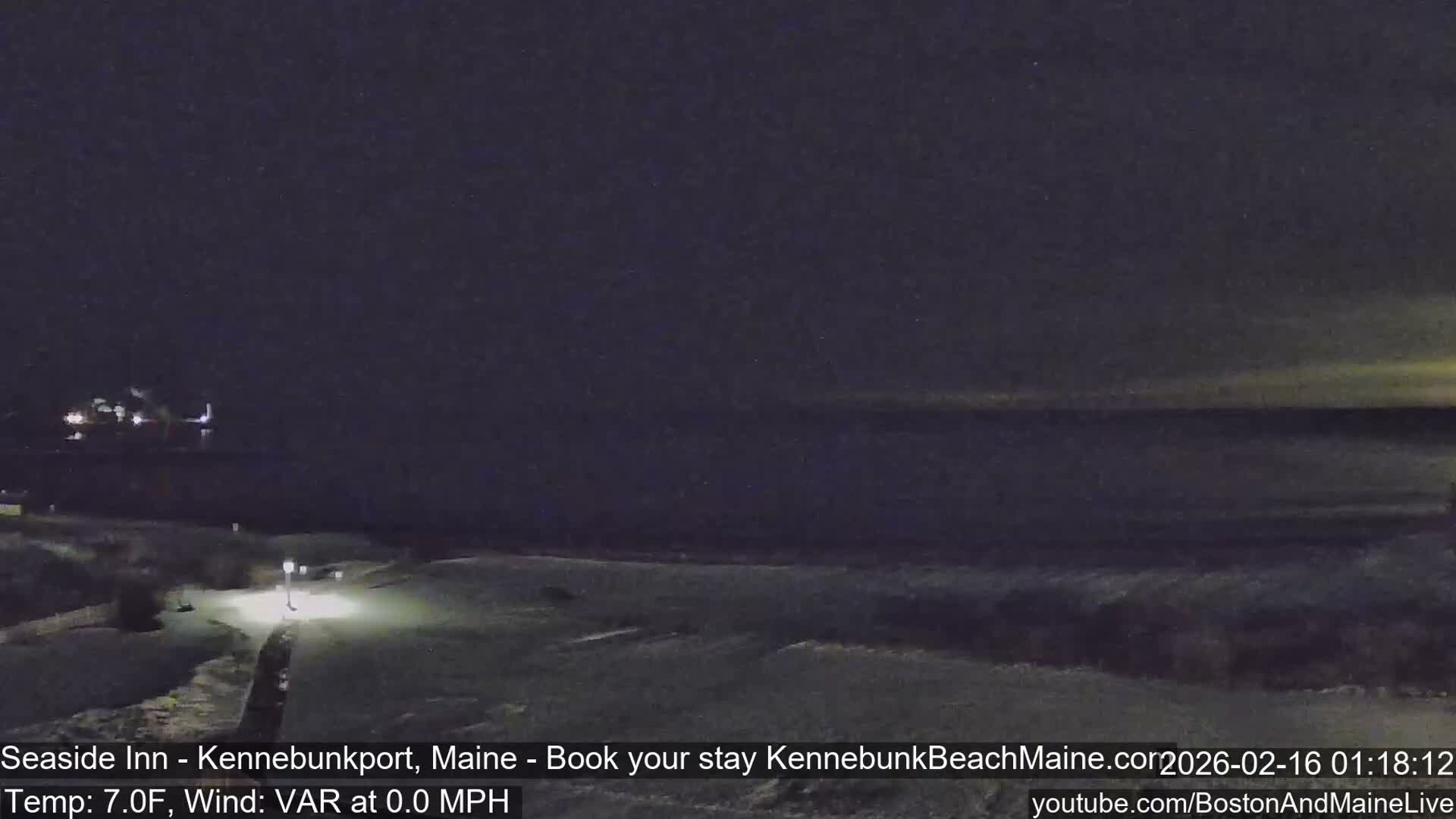 Seaside Inn Kennebunk Beach Live Cam- Kennebunk, Maine, USA