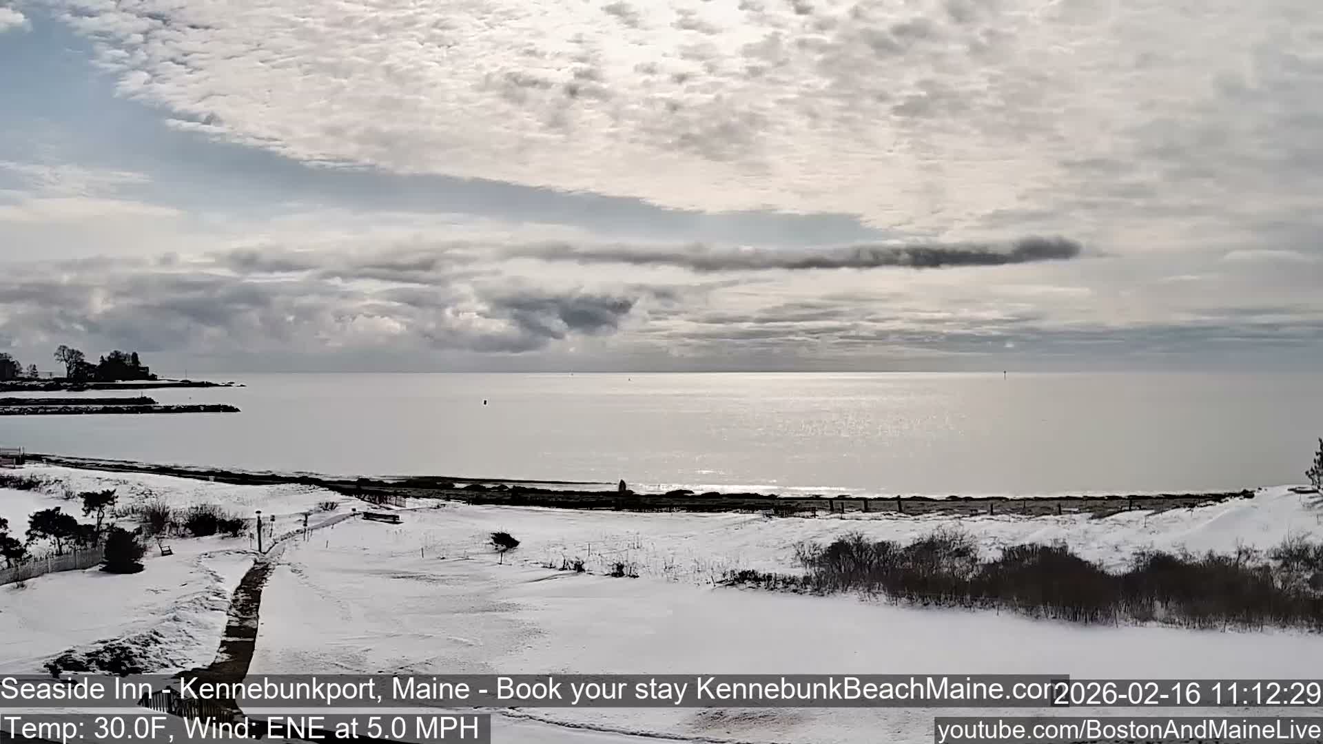 Seaside Inn Kennebunk Beach Live Cam- Kennebunk, Maine, USA
