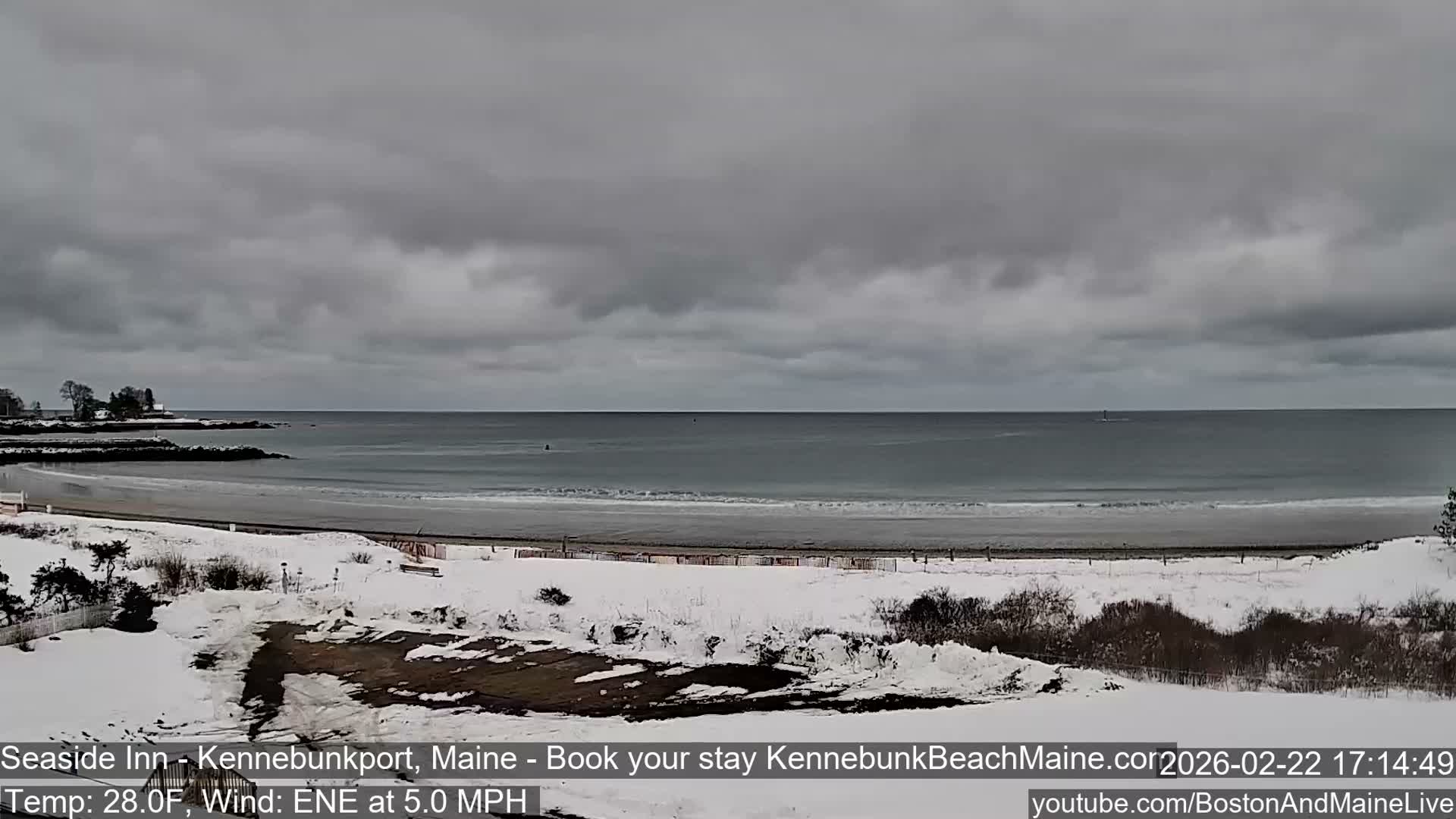 Seaside Inn Kennebunk Beach Live Cam- Kennebunk, Maine, USA