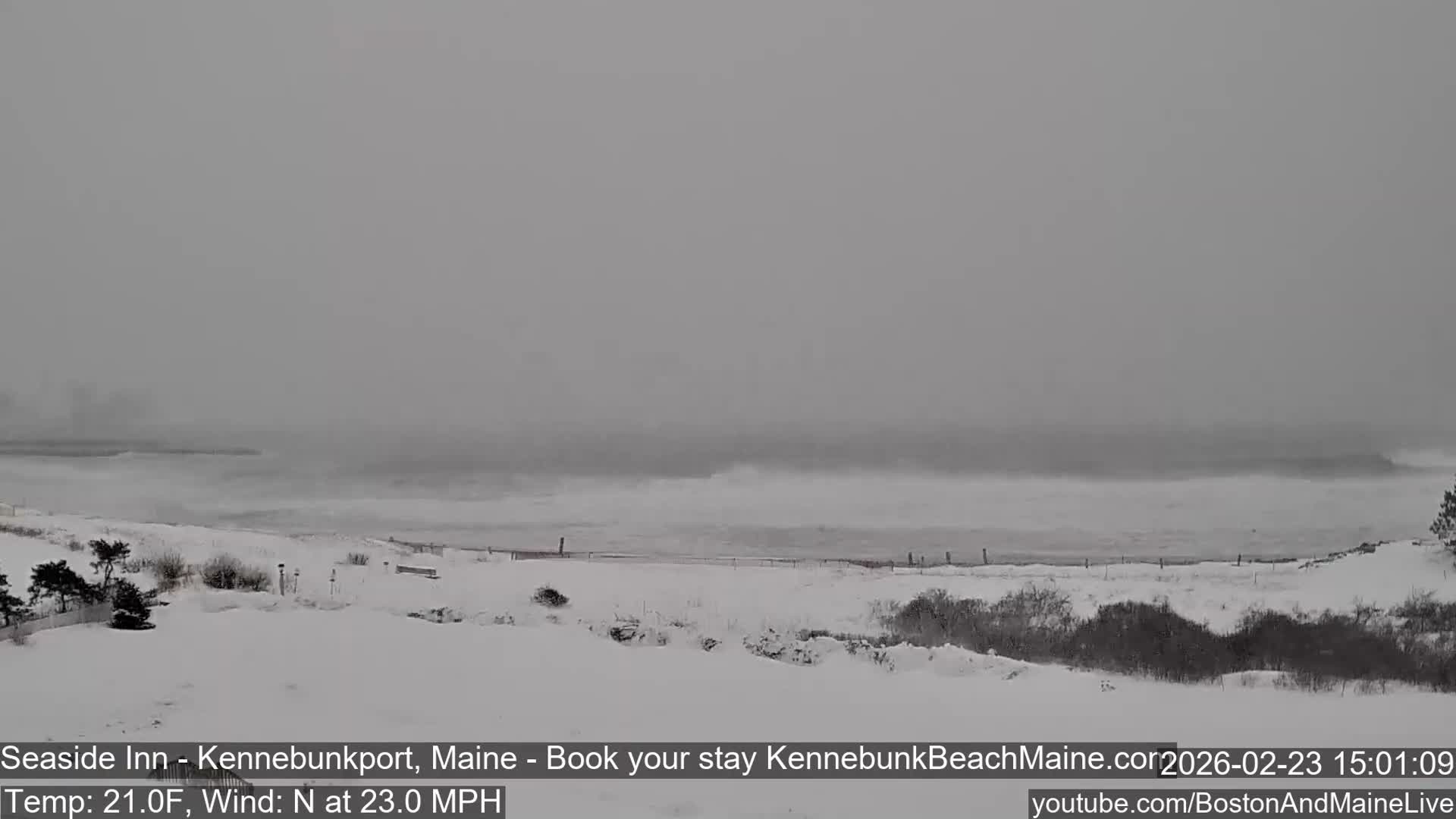 Seaside Inn Kennebunk Beach Live Cam- Kennebunk, Maine, USA