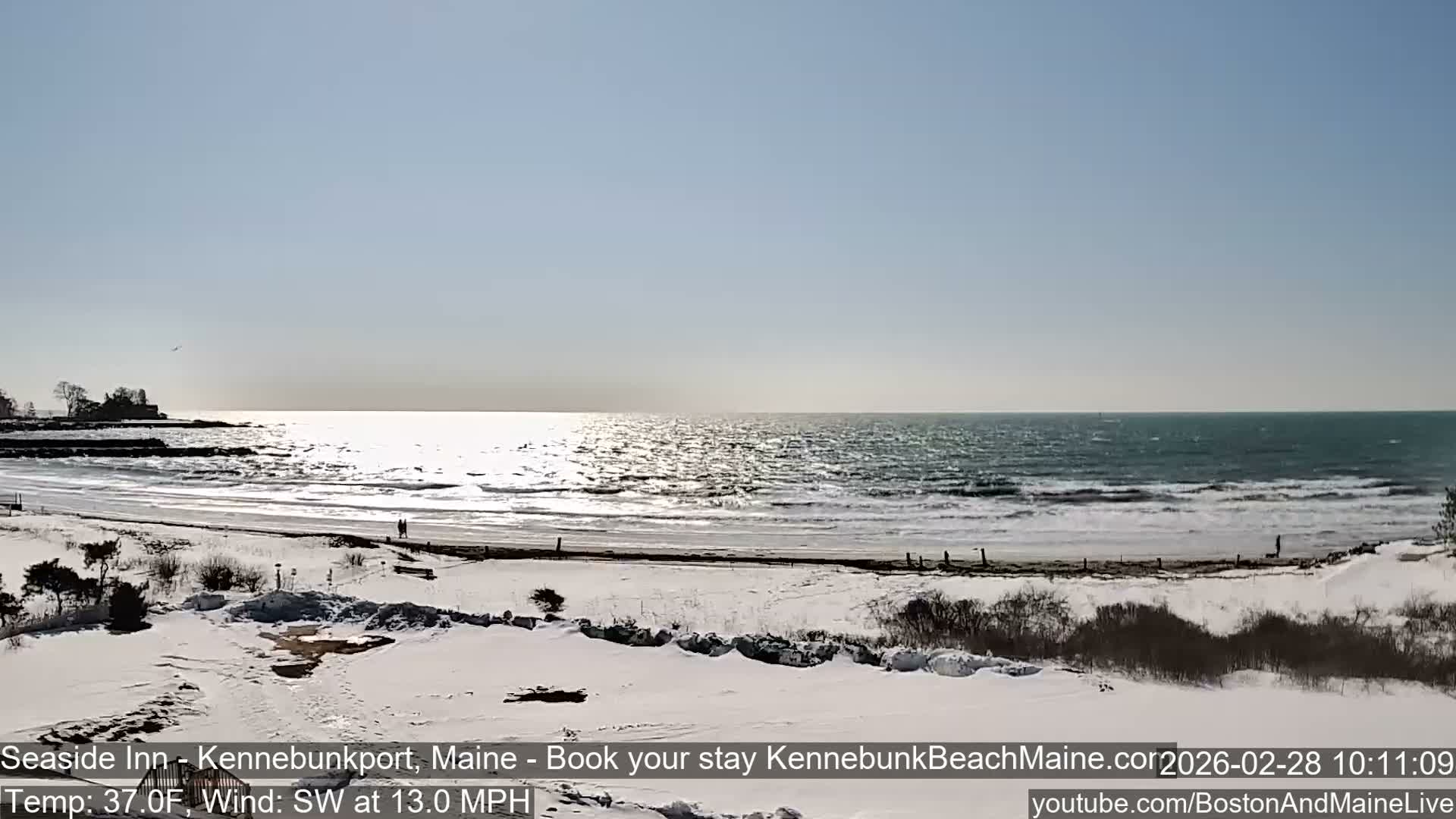 Seaside Inn Kennebunk Beach Live Cam- Kennebunk, Maine, USA