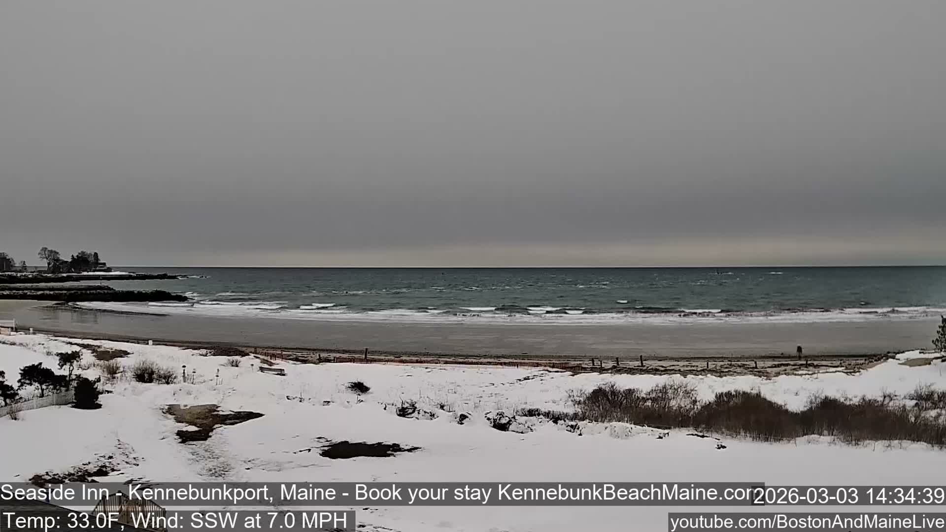 Seaside Inn Kennebunk Beach Live Cam- Kennebunk, Maine, USA