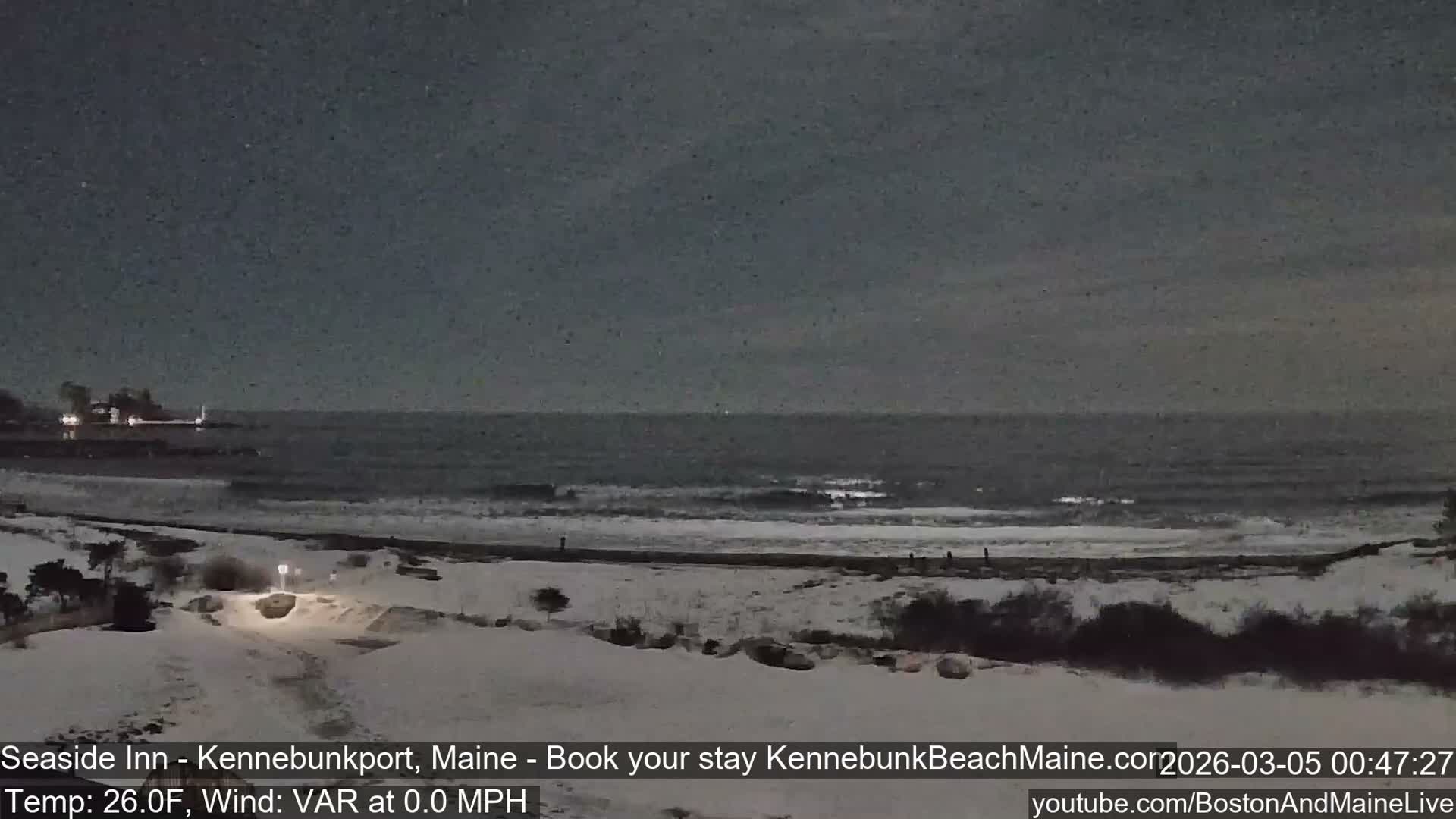 Seaside Inn Kennebunk Beach Live Cam- Kennebunk, Maine, USA