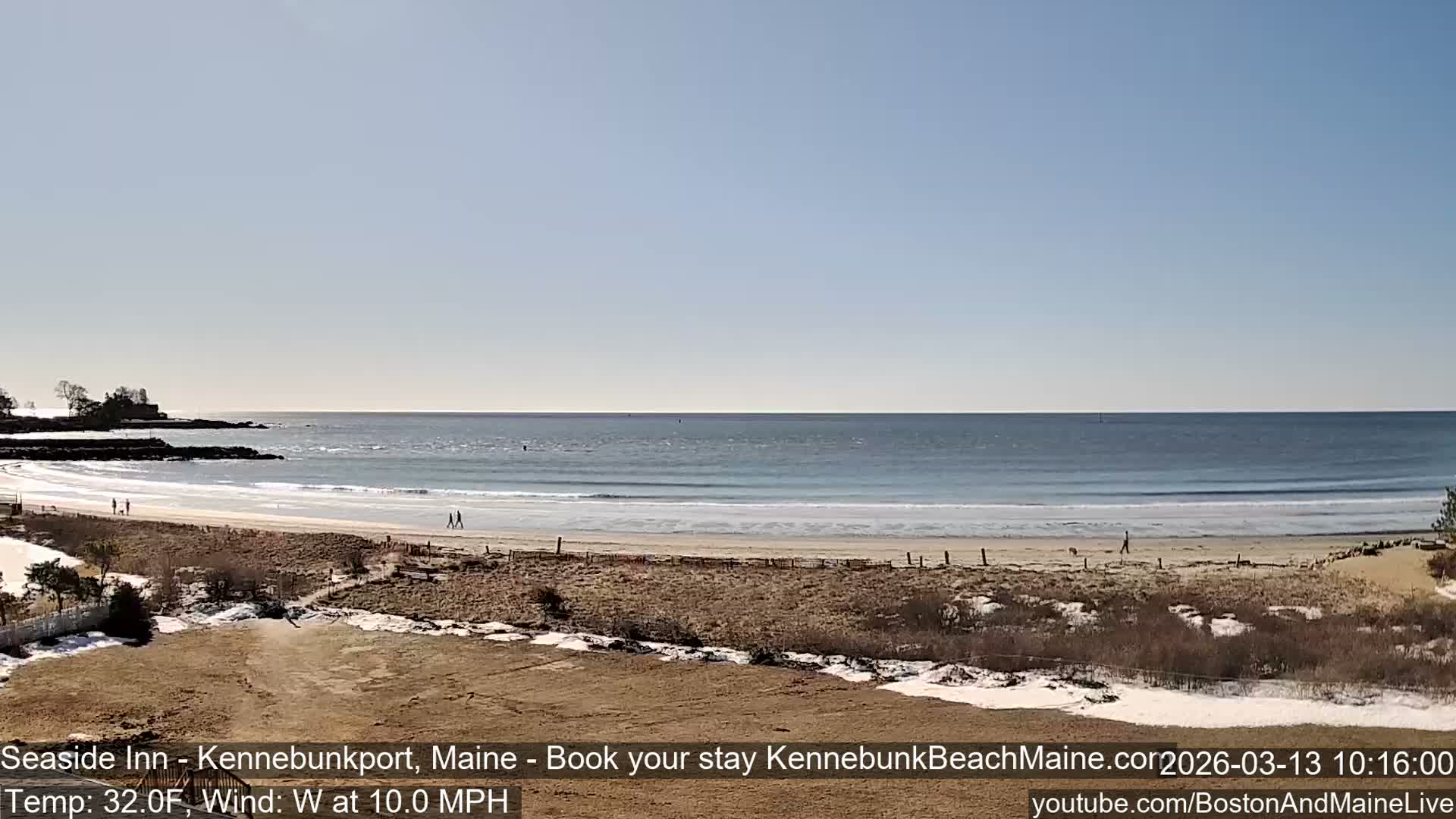 Seaside Inn Kennebunk Beach Live Cam- Kennebunk, Maine, USA