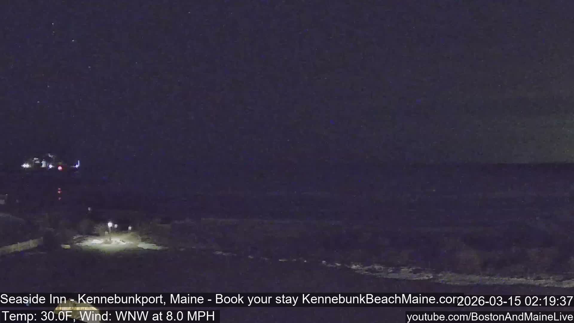 Seaside Inn Kennebunk Beach Live Cam- Kennebunk, Maine, USA