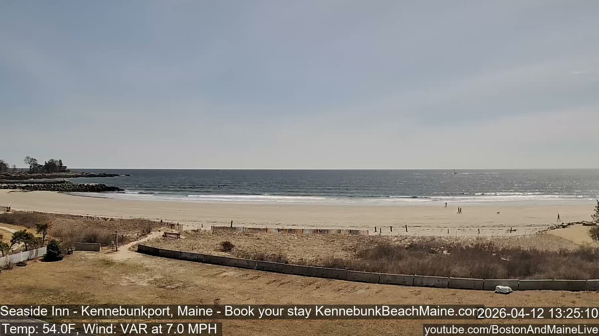 Seaside Inn Kennebunk Beach Live Cam- Kennebunk, Maine, USA