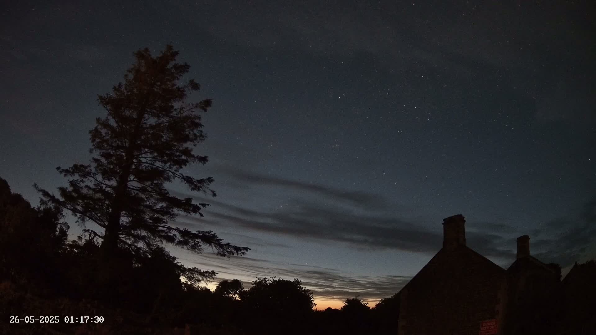 Northumberland National Park Aurora & Stars  Live Cam - Otterburn, Northumberland, North East, England, United Kingdom