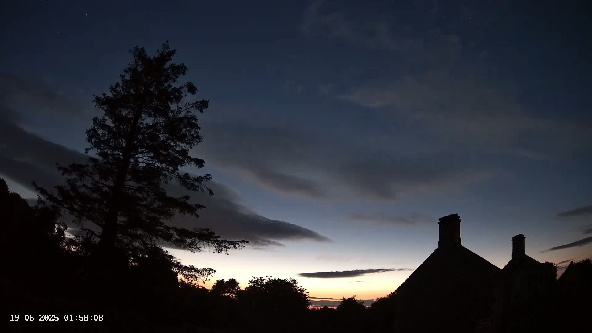 Northumberland National Park Aurora & Stars  Live Cam - Otterburn, Northumberland, North East, England, United Kingdom