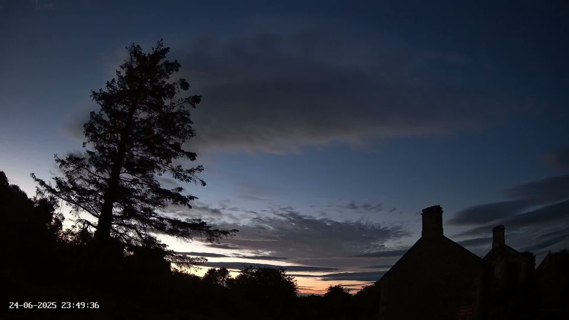 Northumberland National Park Aurora & Stars  Live Cam - Otterburn, Northumberland, North East, England, United Kingdom