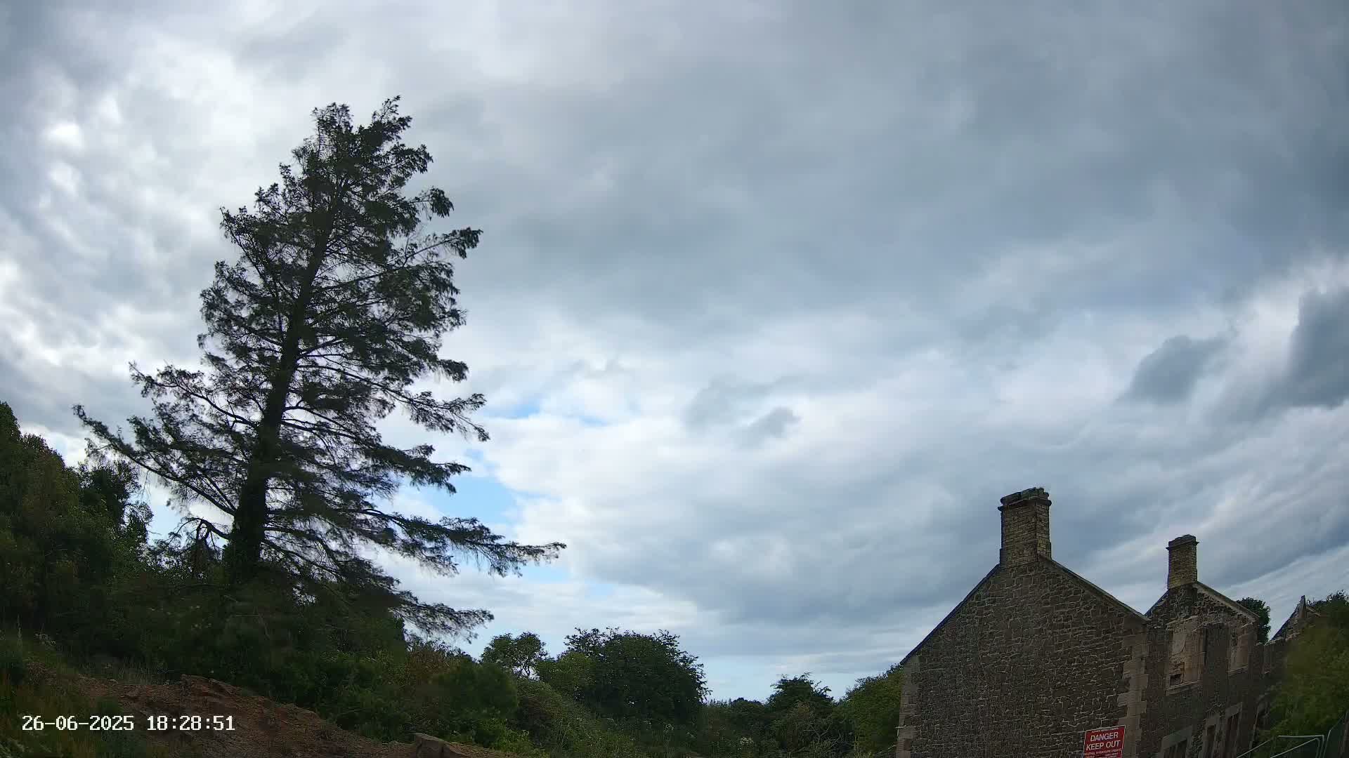 Northumberland National Park Aurora & Stars  Live Cam - Otterburn, Northumberland, North East, England, United Kingdom