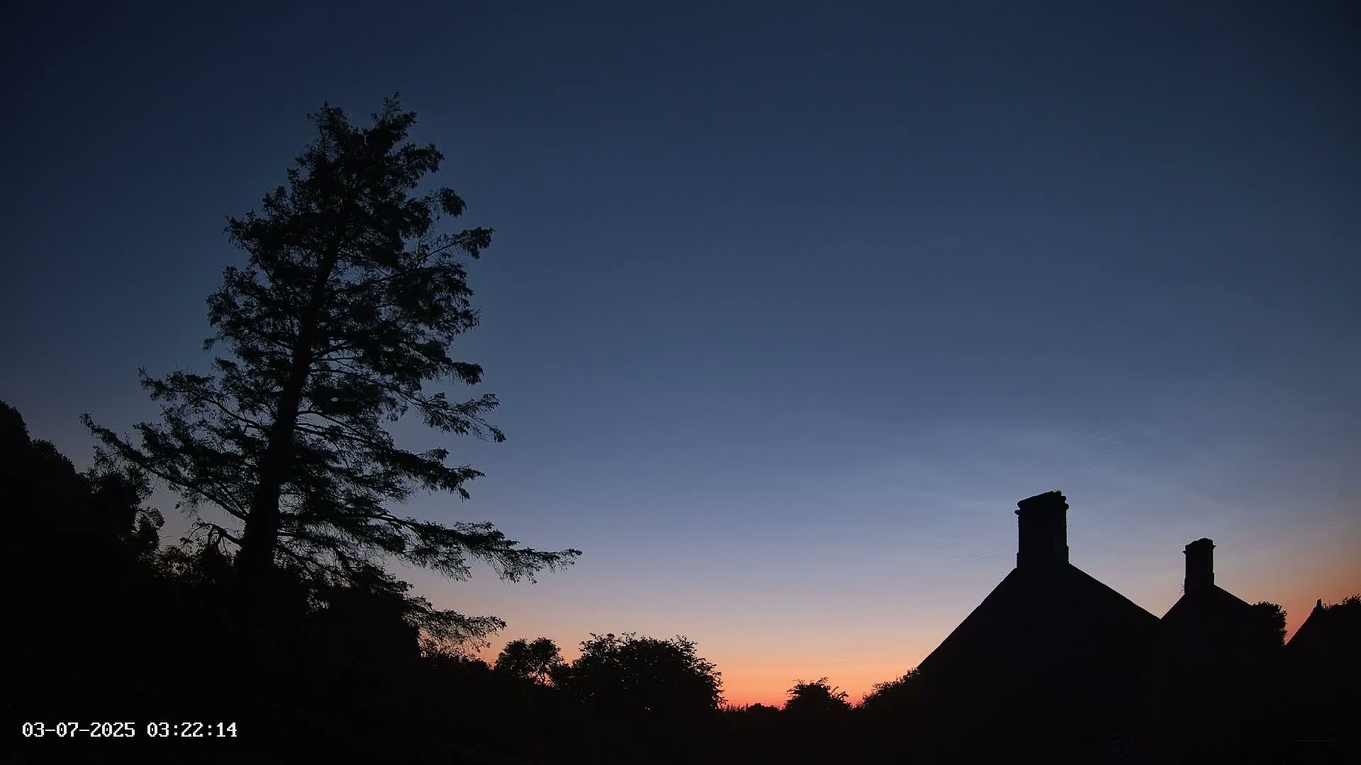 Northumberland National Park Aurora & Stars  Live Cam - Otterburn, Northumberland, North East, England, United Kingdom