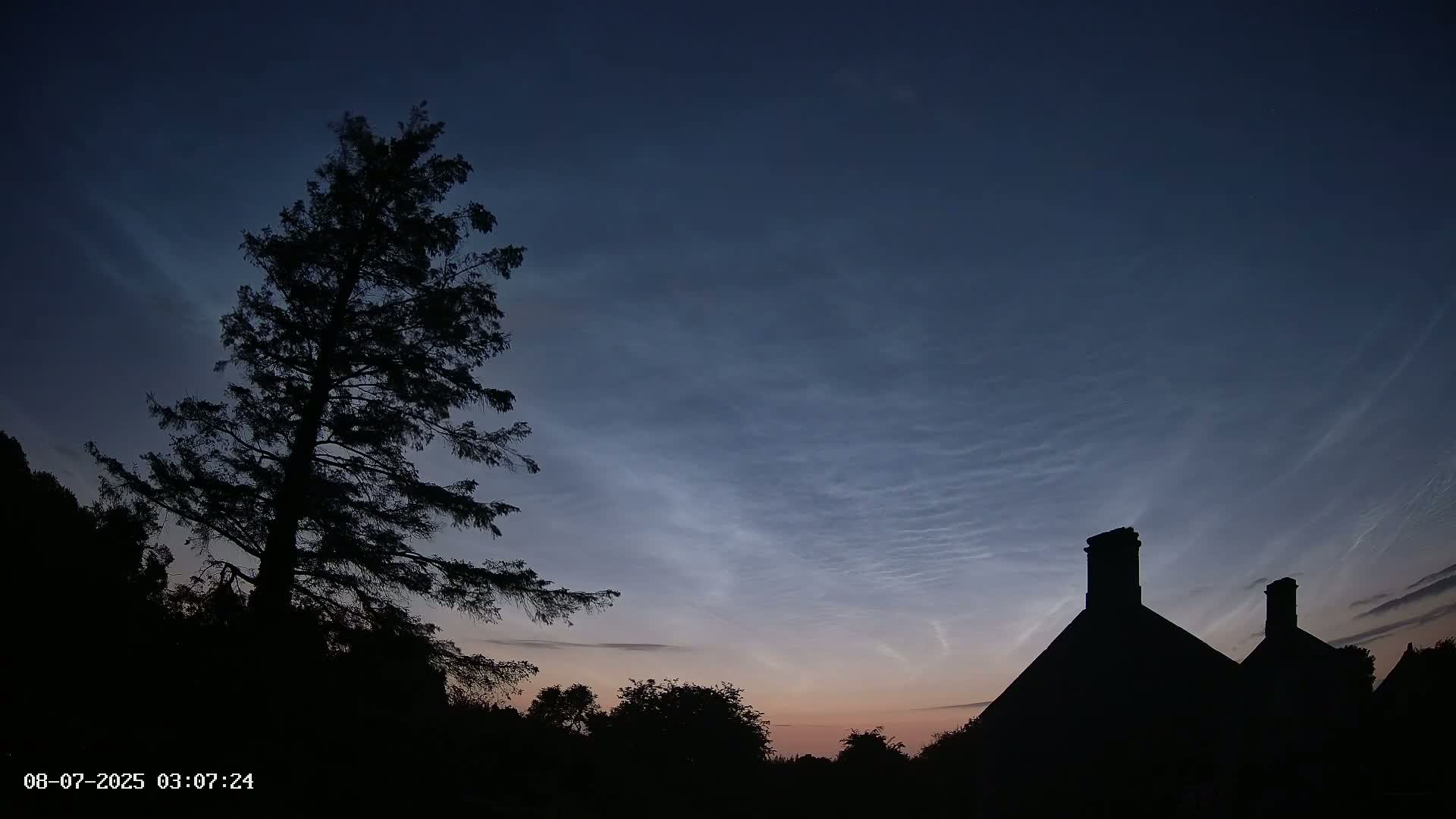 Northumberland National Park Aurora & Stars  Live Cam - Otterburn, Northumberland, North East, England, United Kingdom