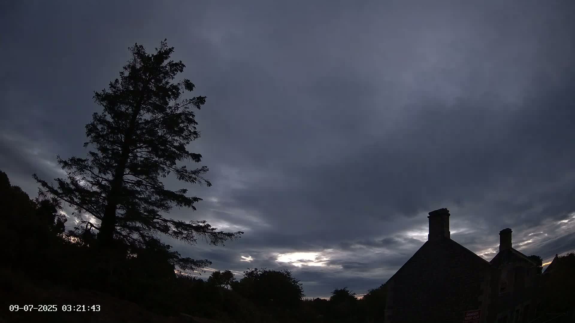 Northumberland National Park Aurora & Stars  Live Cam - Otterburn, Northumberland, North East, England, United Kingdom