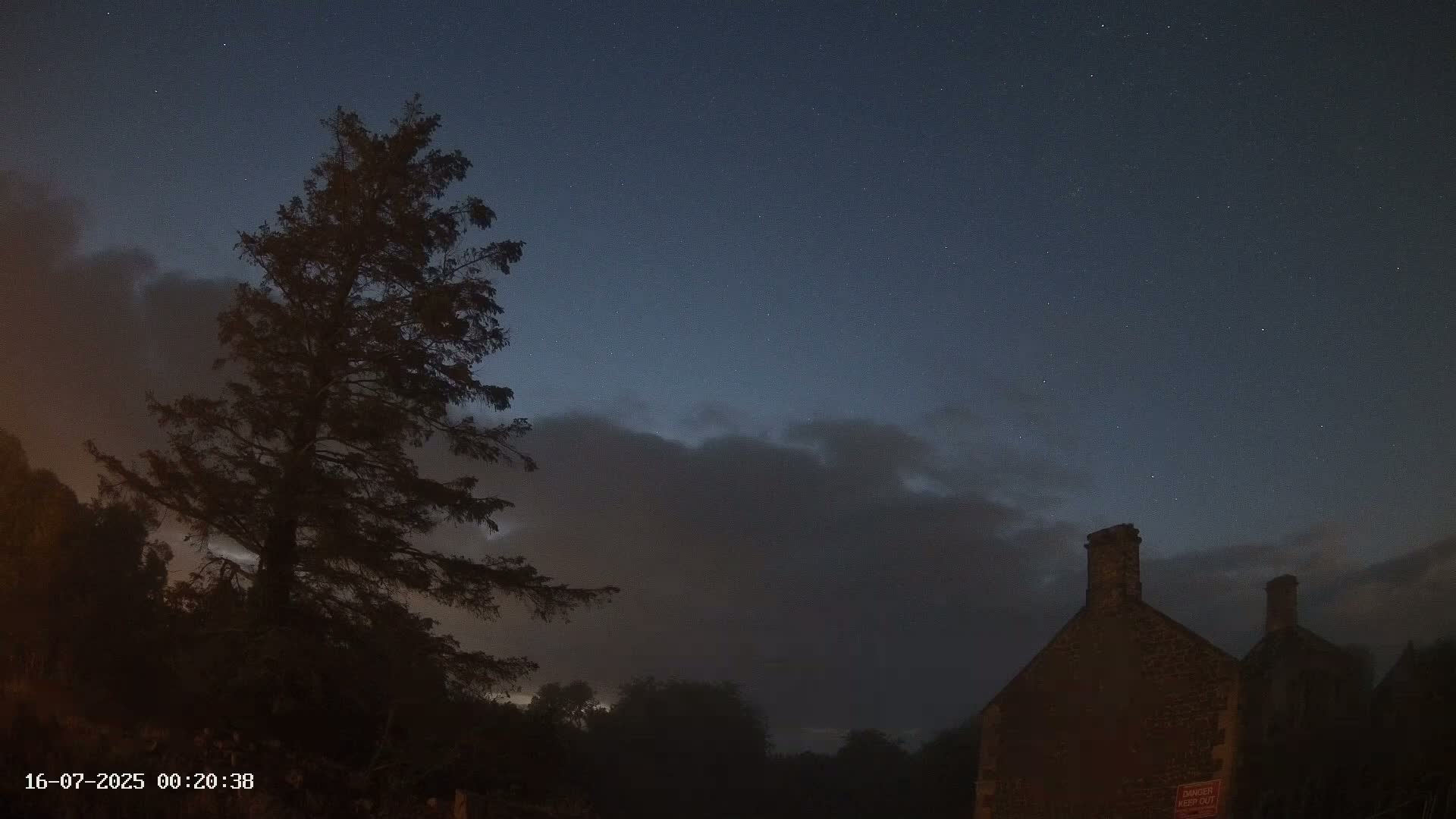 Northumberland National Park Aurora & Stars  Live Cam - Otterburn, Northumberland, North East, England, United Kingdom