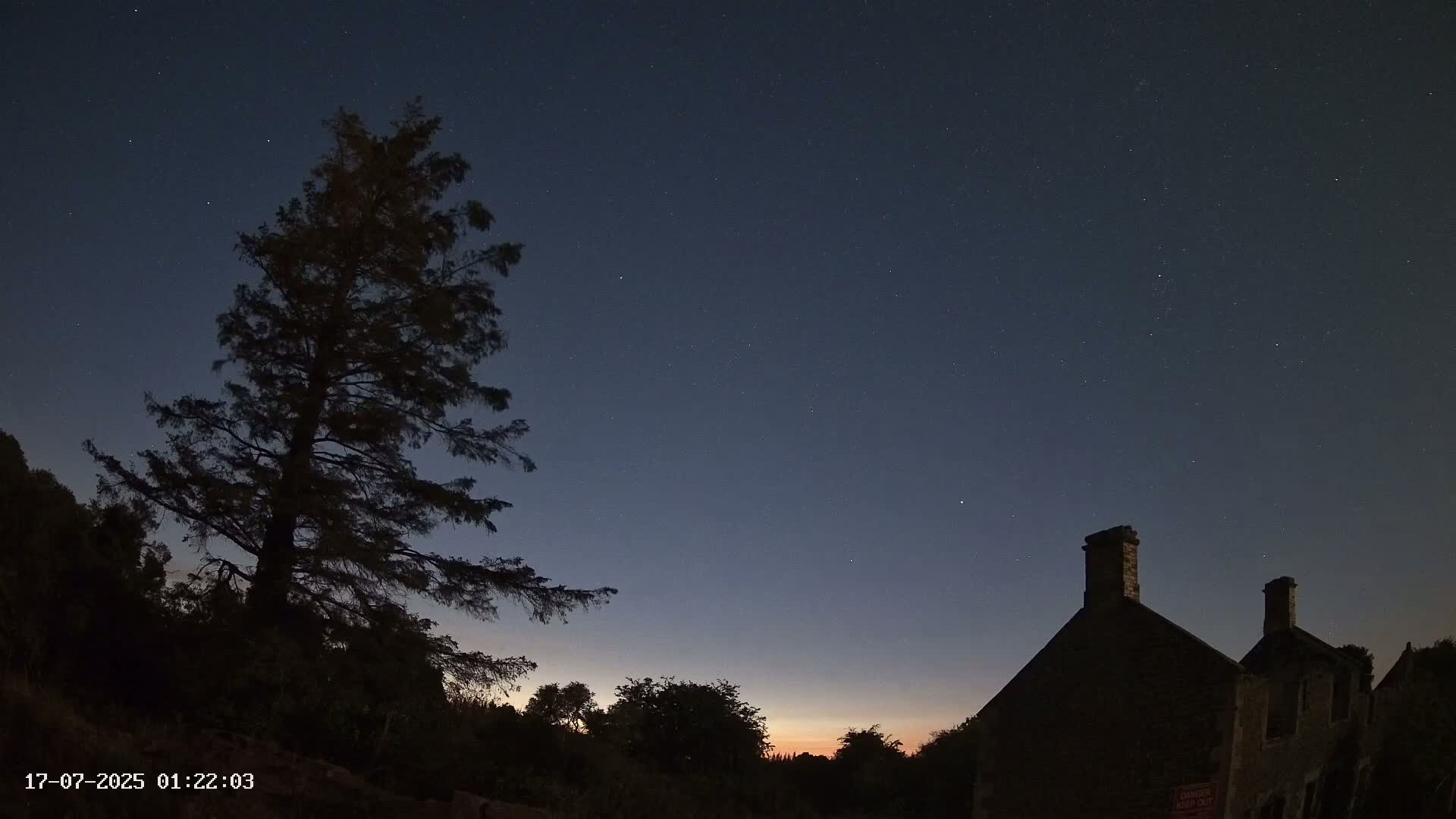 Northumberland National Park Aurora & Stars  Live Cam - Otterburn, Northumberland, North East, England, United Kingdom