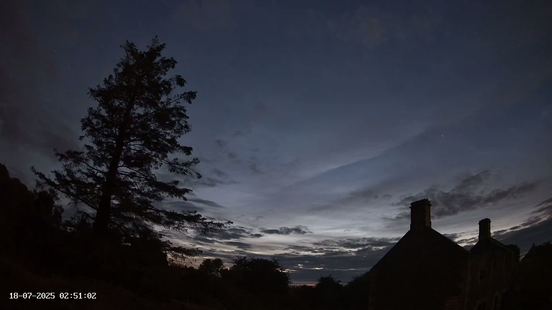 Northumberland National Park Aurora & Stars  Live Cam - Otterburn, Northumberland, North East, England, United Kingdom