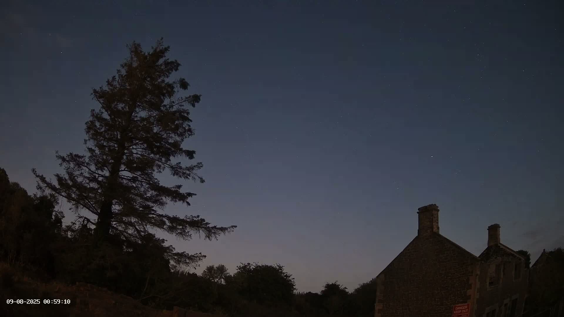 Northumberland National Park Aurora & Stars  Live Cam - Otterburn, Northumberland, North East, England, United Kingdom