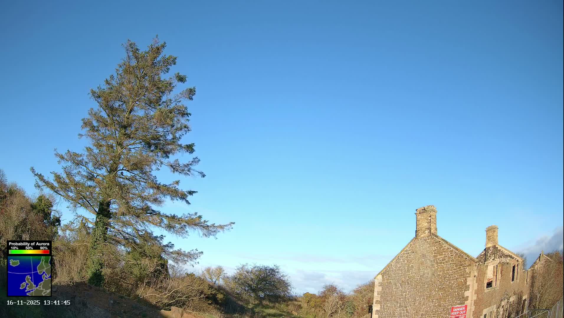 Northumberland National Park Aurora & Stars  Live Cam - Otterburn, Northumberland, North East, England, United Kingdom