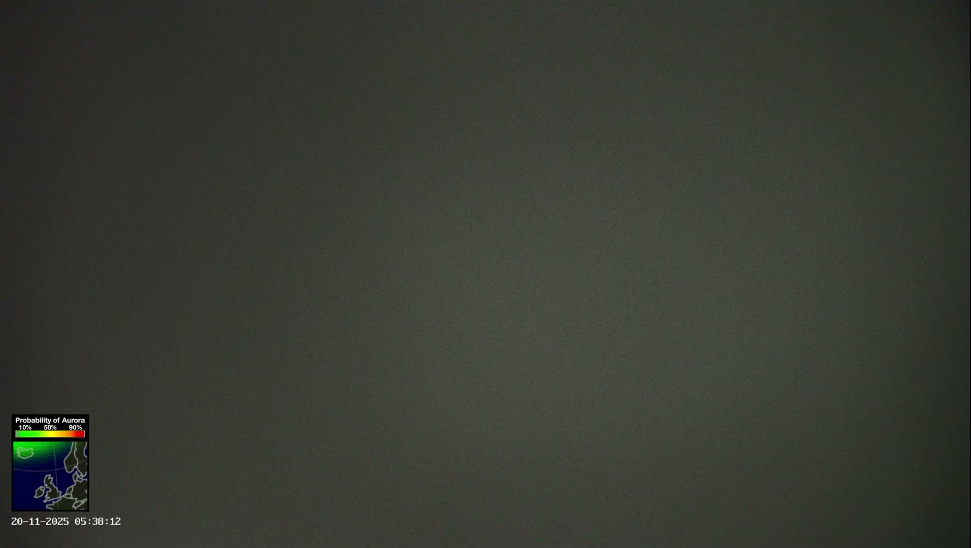 Northumberland National Park Aurora & Stars  Live Cam - Otterburn, Northumberland, North East, England, United Kingdom