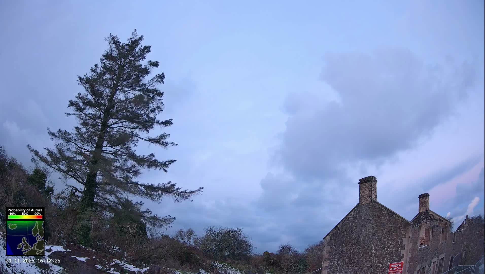 Northumberland National Park Aurora & Stars  Live Cam - Otterburn, Northumberland, North East, England, United Kingdom