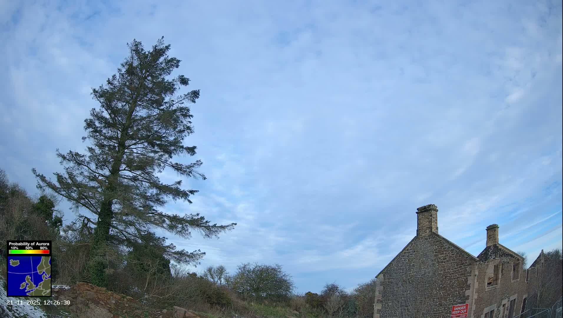 Northumberland National Park Aurora & Stars  Live Cam - Otterburn, Northumberland, North East, England, United Kingdom