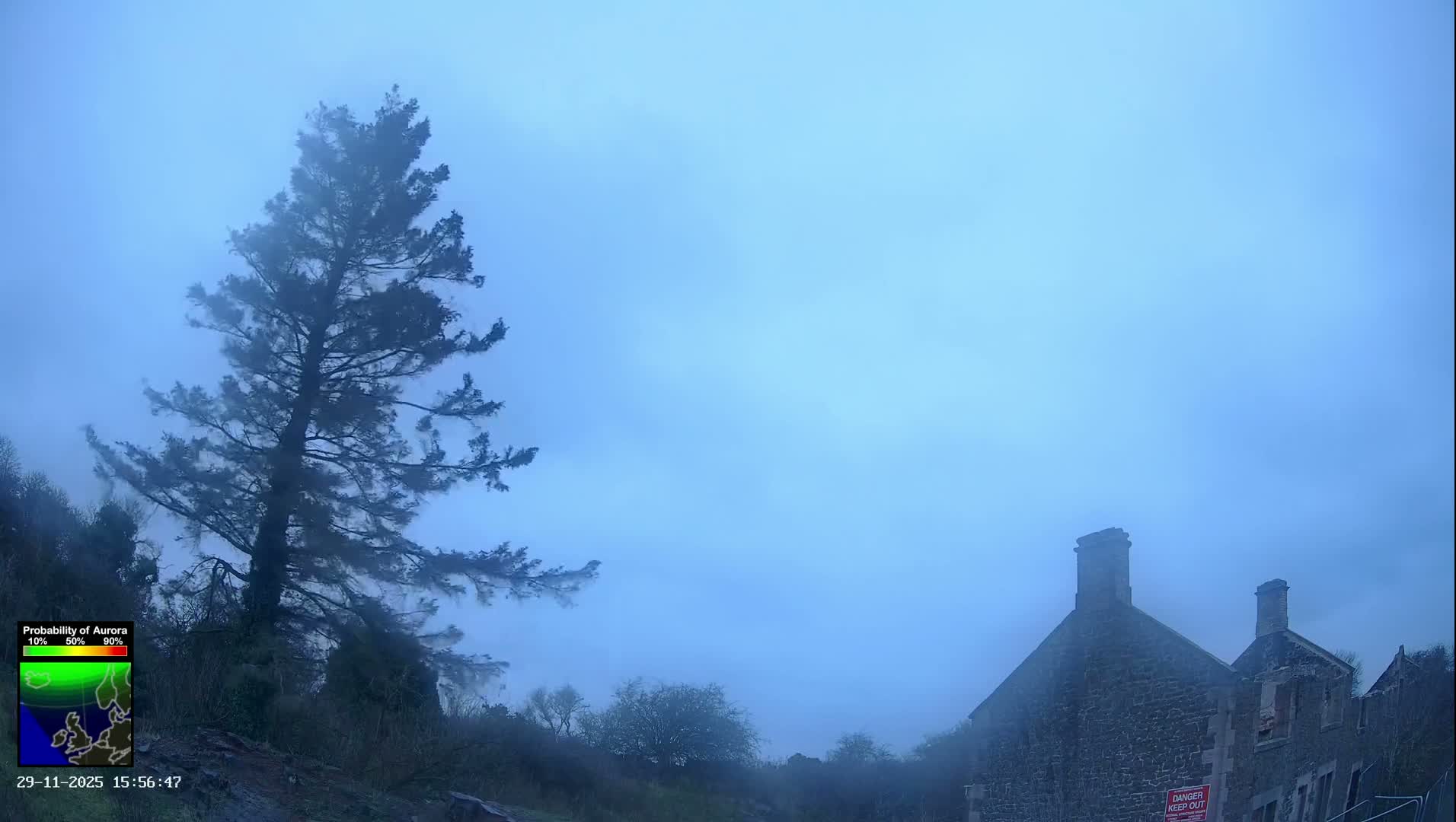 Northumberland National Park Aurora & Stars  Live Cam - Otterburn, Northumberland, North East, England, United Kingdom