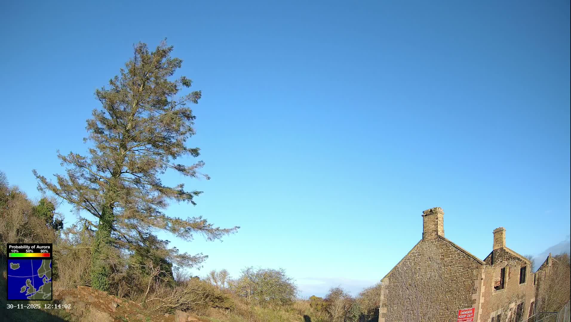 Northumberland National Park Aurora & Stars  Live Cam - Otterburn, Northumberland, North East, England, United Kingdom