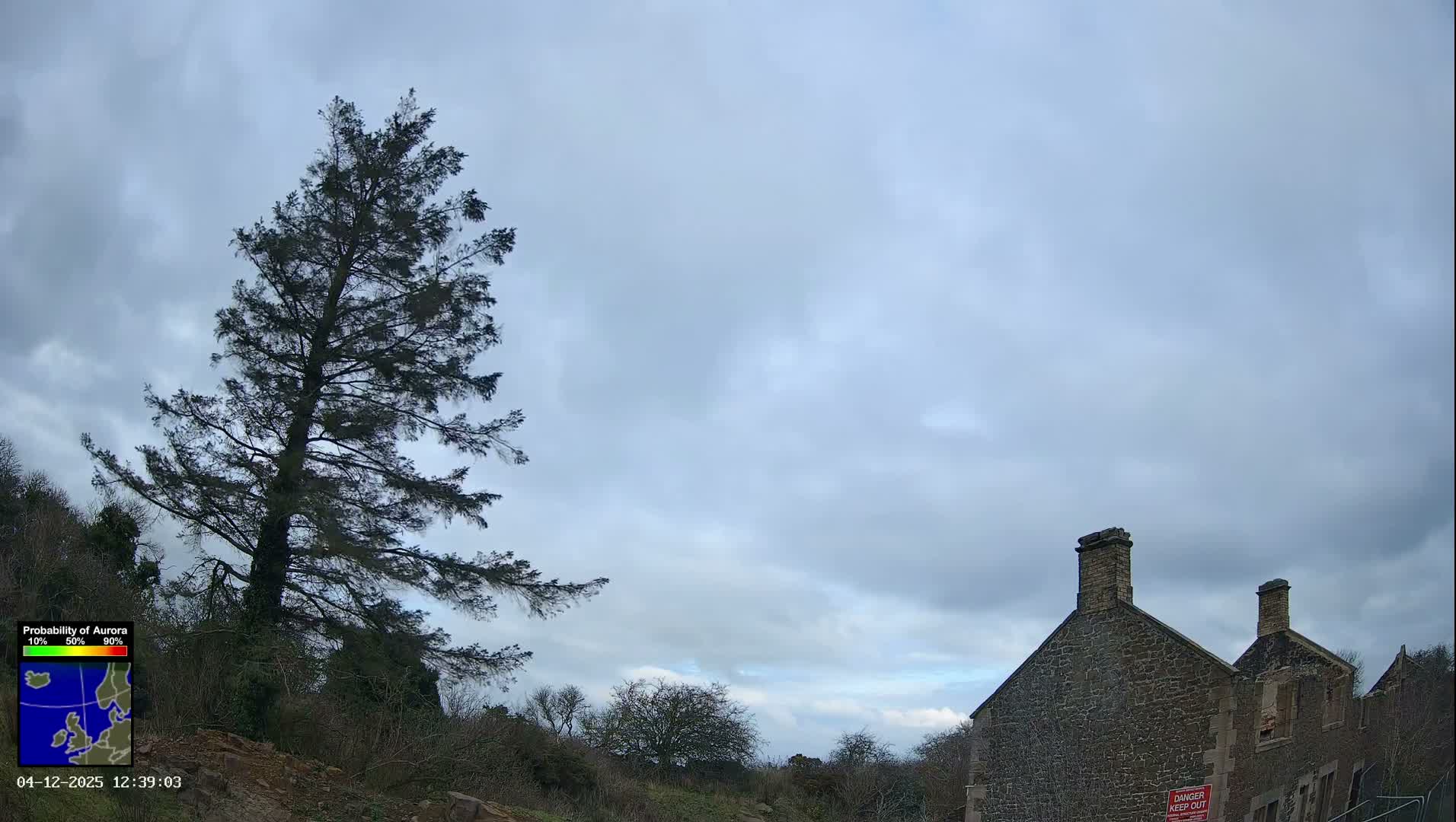 Northumberland National Park Aurora & Stars  Live Cam - Otterburn, Northumberland, North East, England, United Kingdom