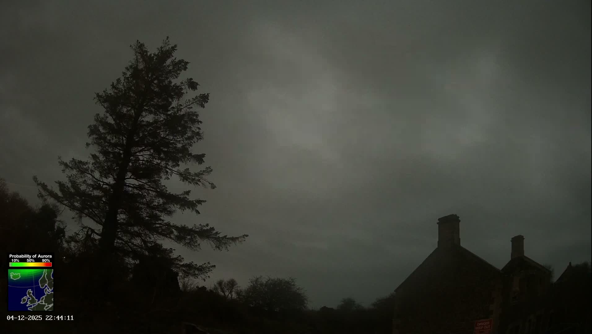 Northumberland National Park Aurora & Stars  Live Cam - Otterburn, Northumberland, North East, England, United Kingdom