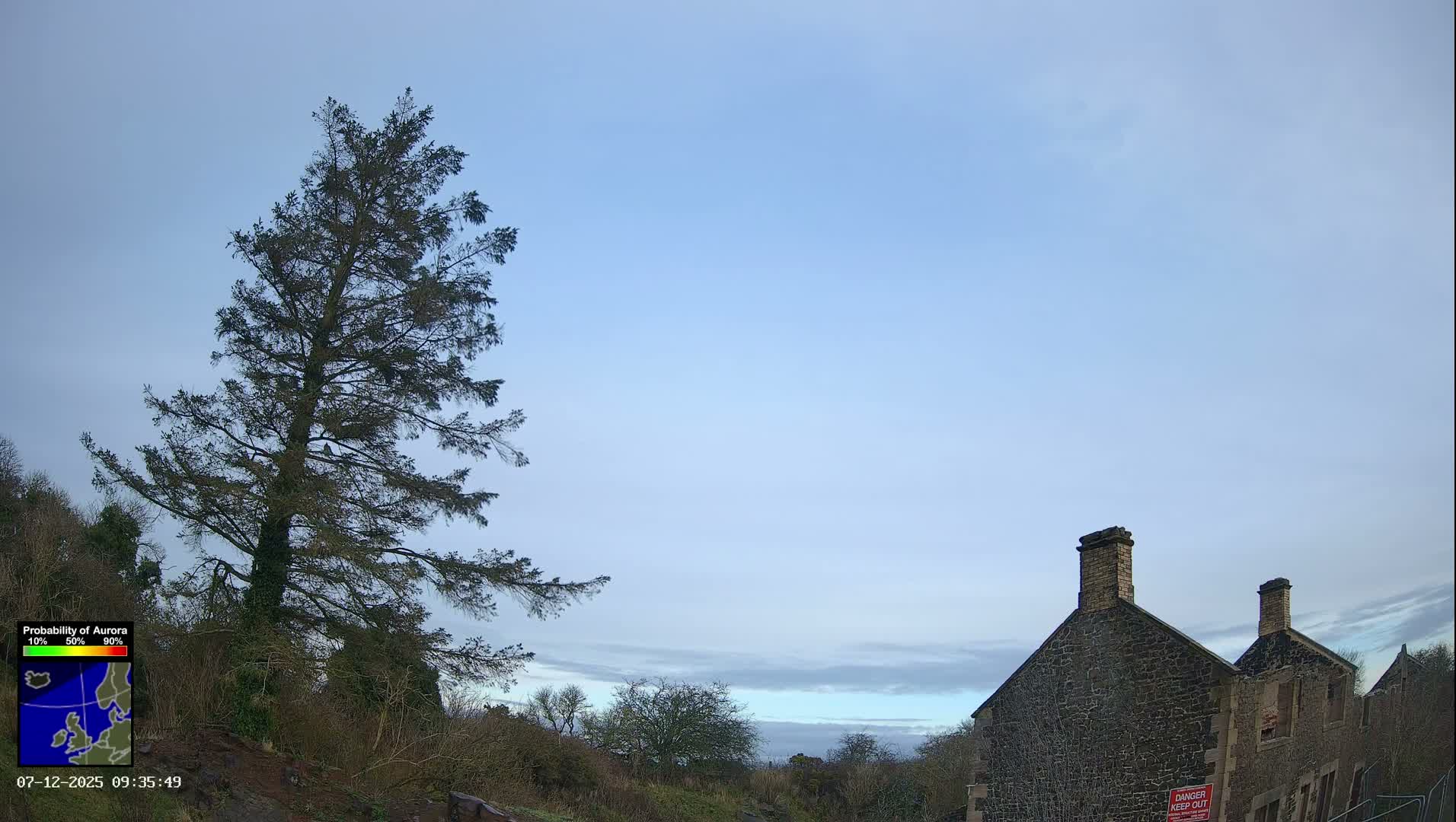 Northumberland National Park Aurora & Stars  Live Cam - Otterburn, Northumberland, North East, England, United Kingdom